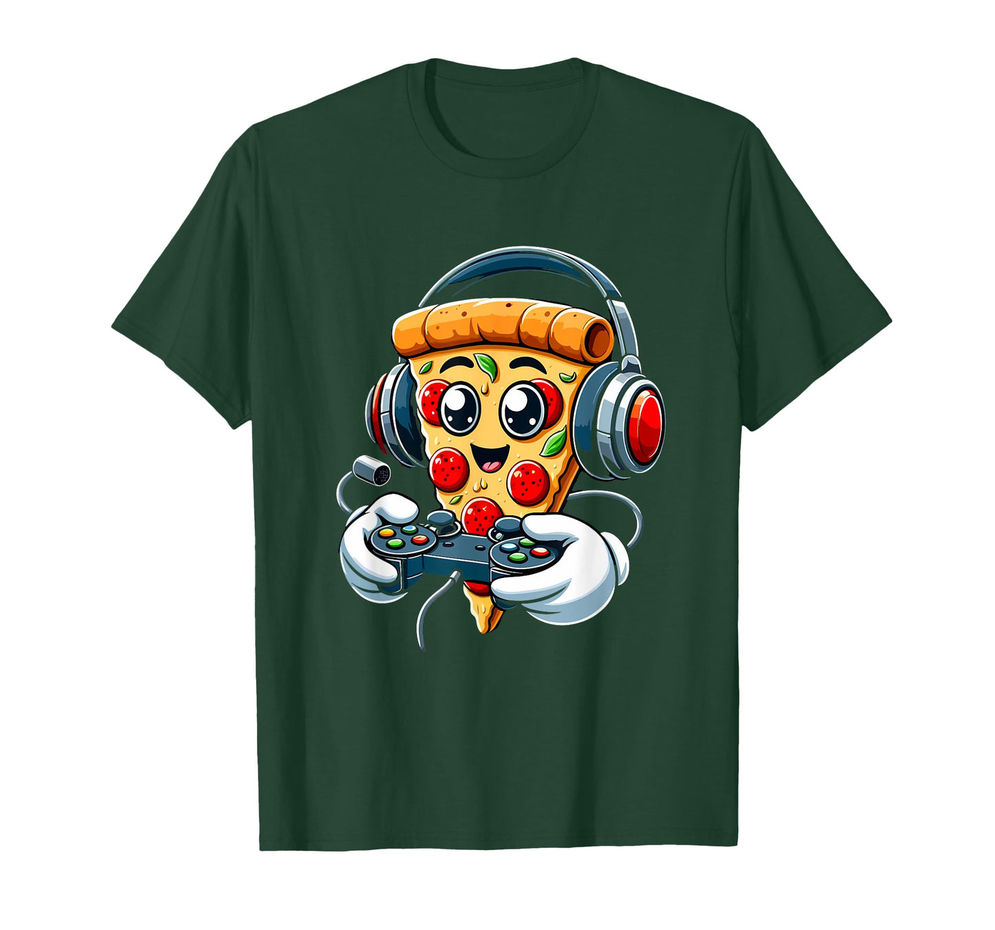 Gamer Pizza Video Gaming Boy Enthusiast Gamer Teen T-Shirt
