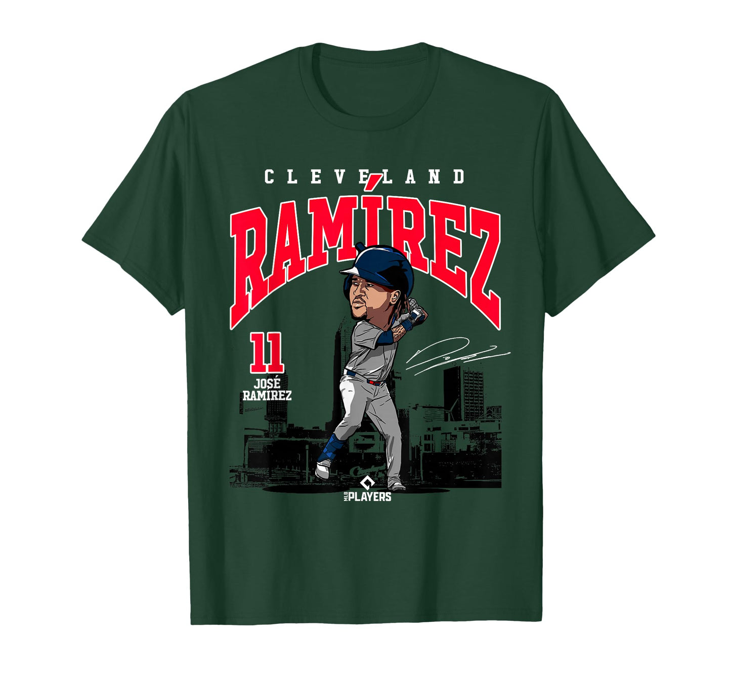 José Ramírez | Cleveland Baseball MLB Players | MLBJRAM4030 T-Shirt