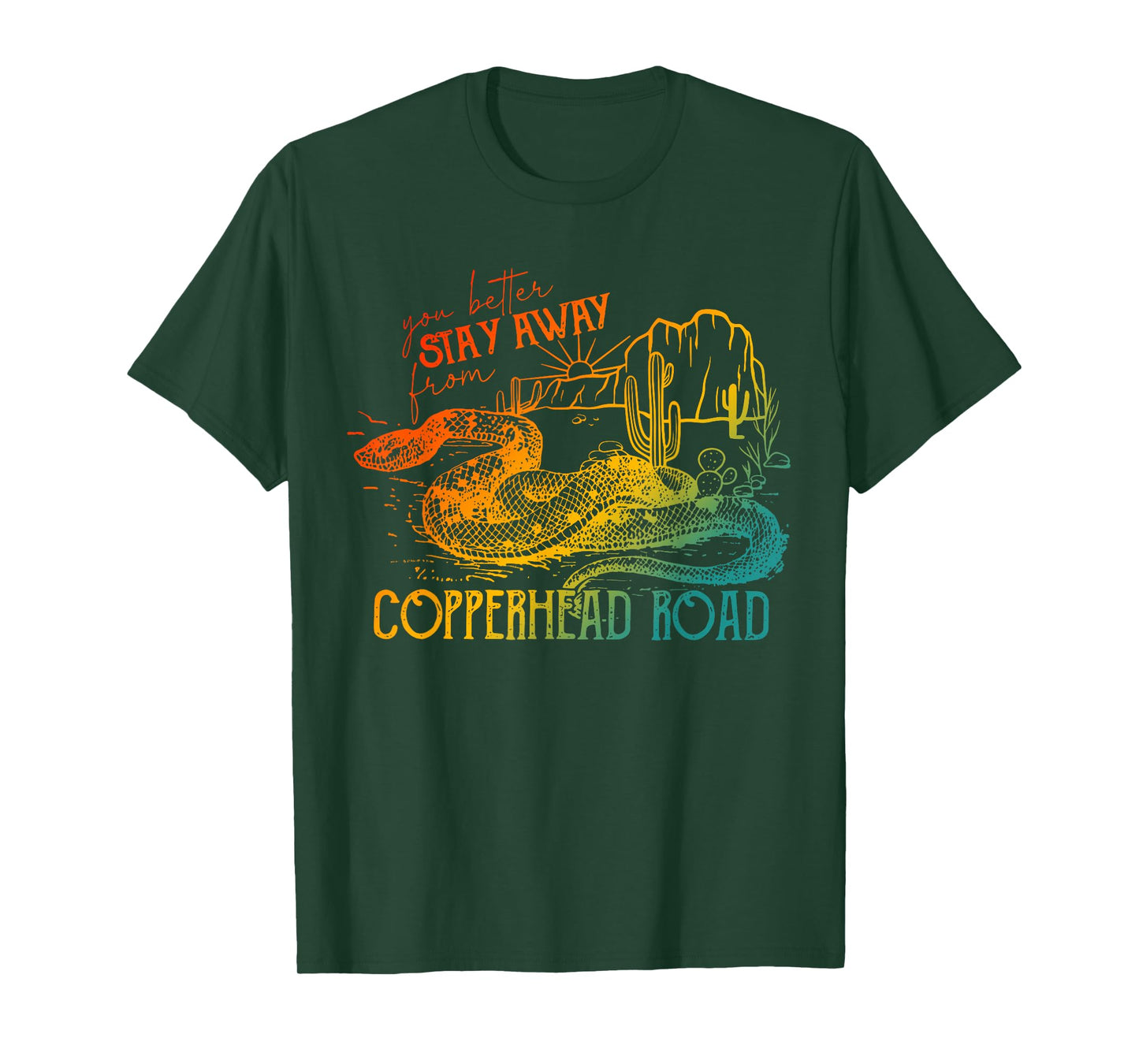 You Better Stay Away From Copperhead Road Design T-Shirt