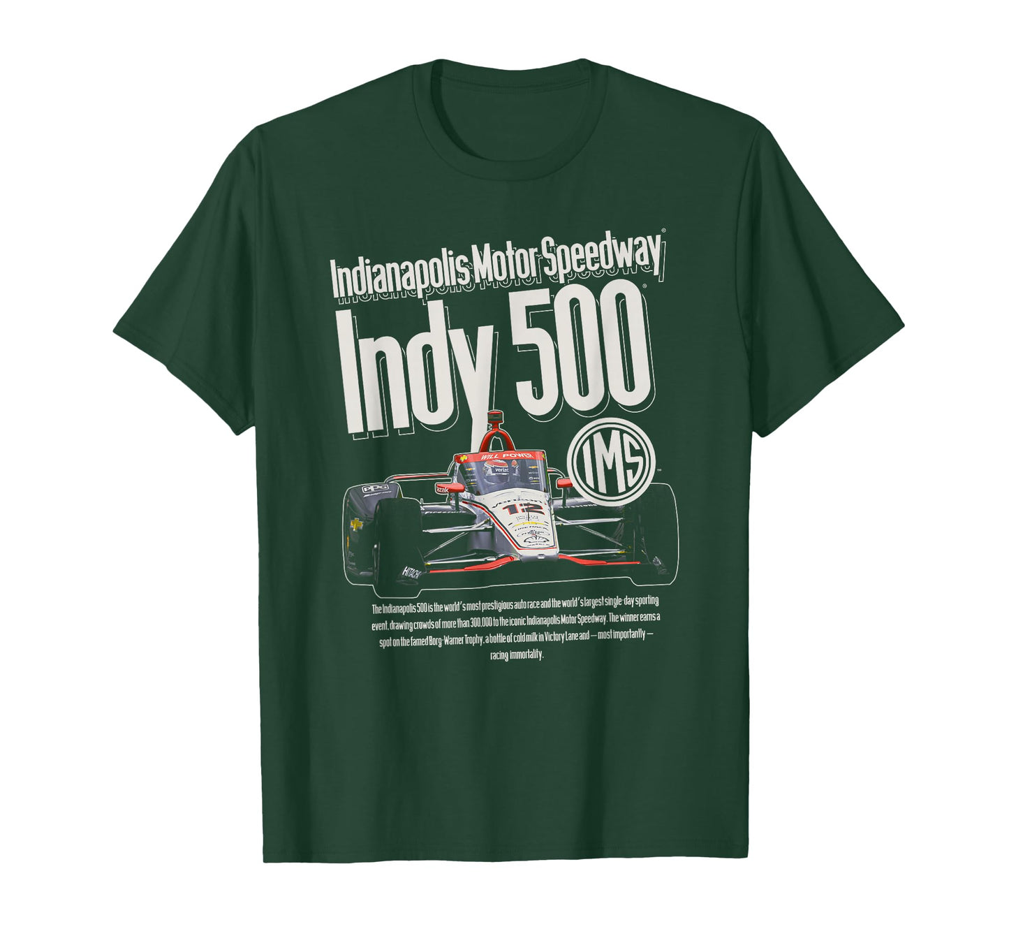 Indy 500 Indianapolis Motor Speedway Most Prestigious Race T-Shirt