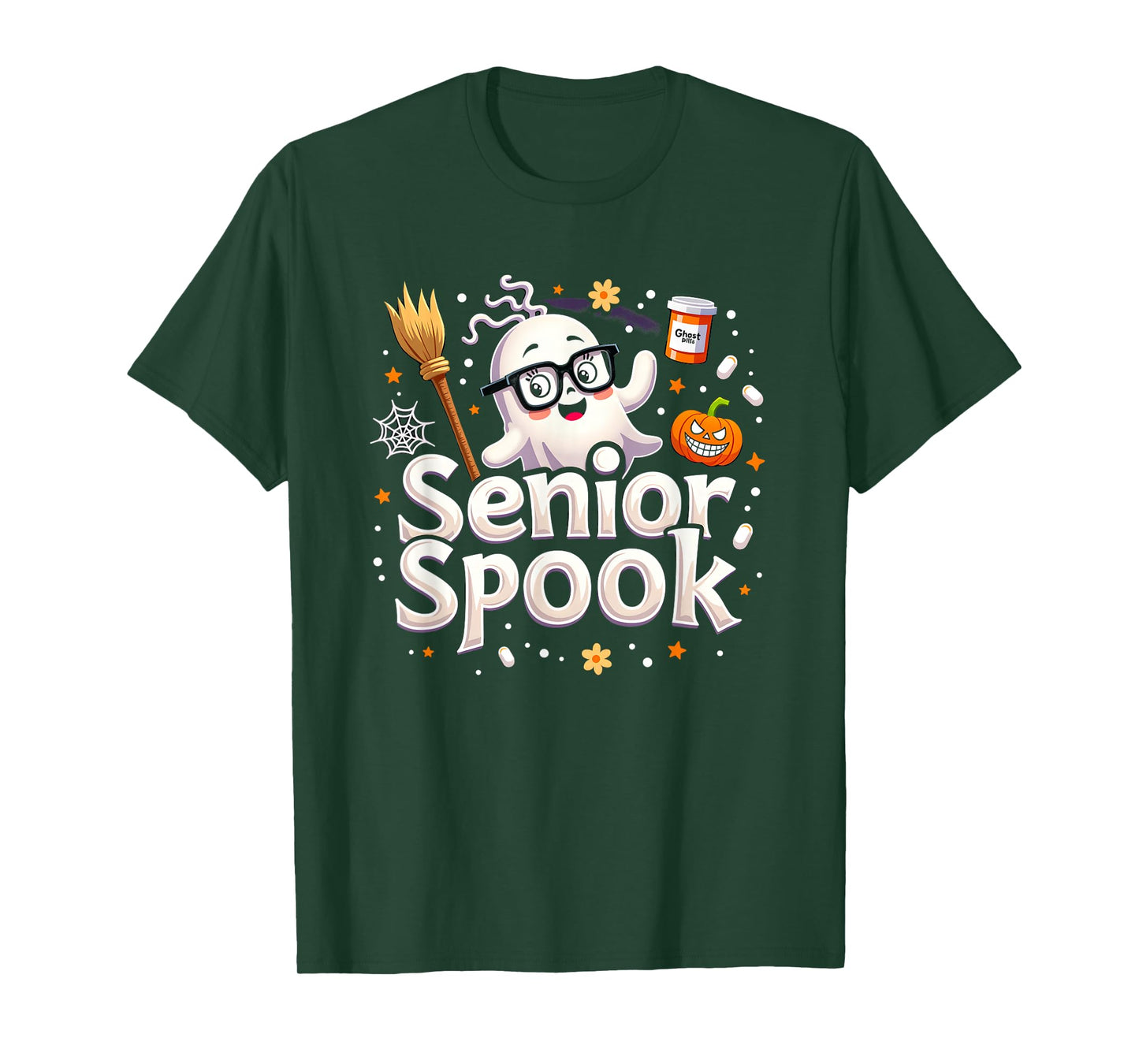 Halloween Senior Spook Ghostly Celebration T-Shirt