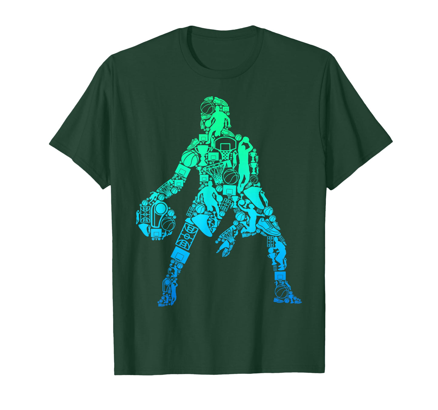 Basketball Boys Kids Men T-Shirt