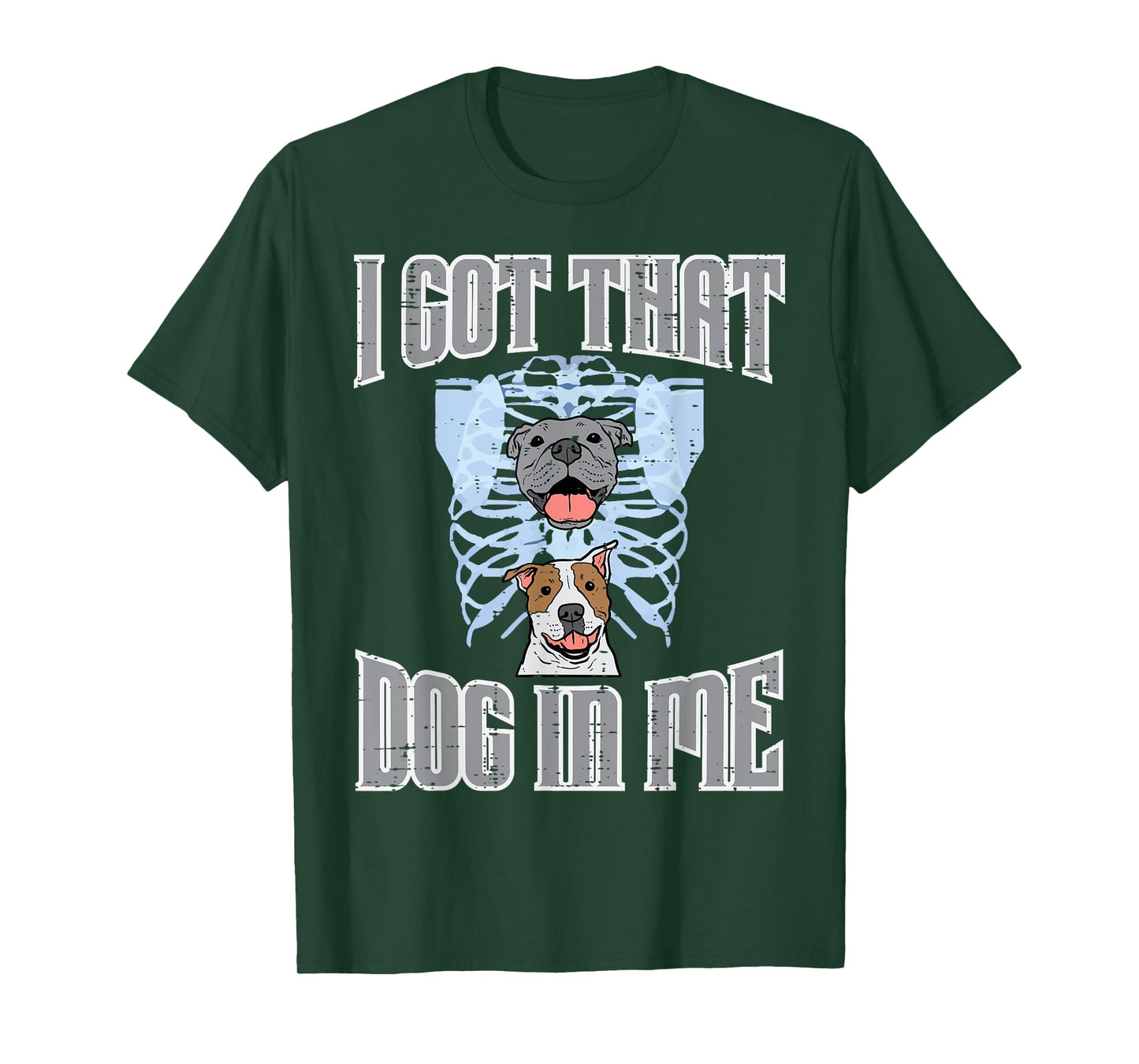 Gym Got That Dog In Me Xray Funny Workout Fitness Men Women T-Shirt