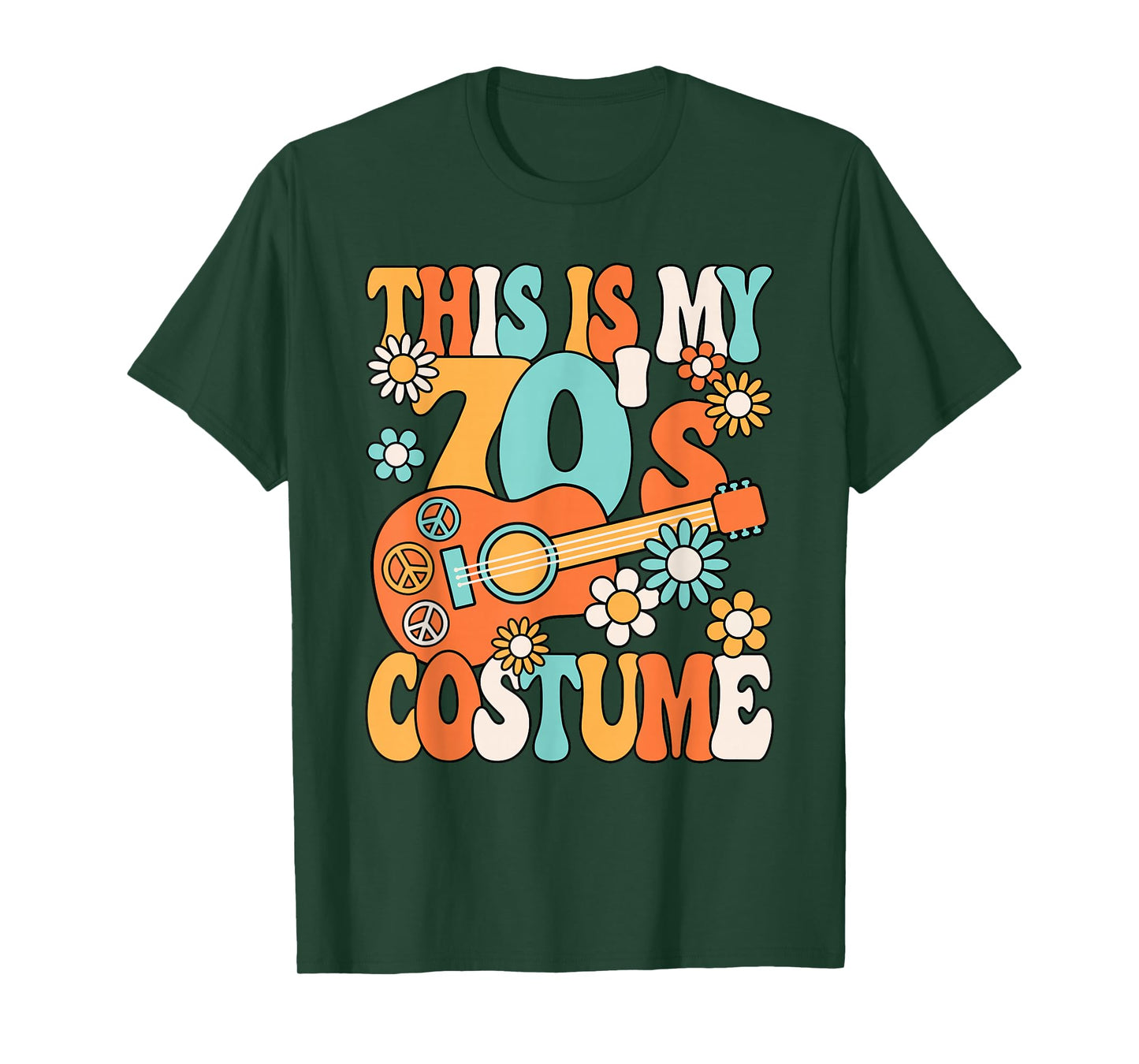 This Is My 70's Costume Women 1970s Party 70s Outfit Retro T-Shirt