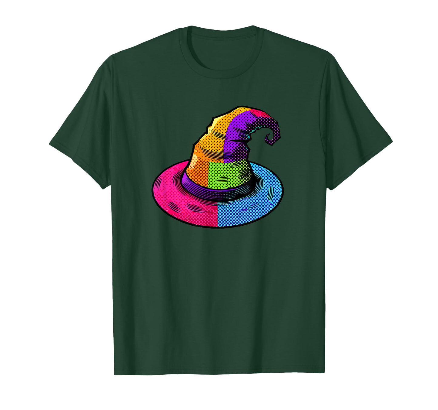 Halloween Paint Art Witch Hat Witchcraft T-Shirt