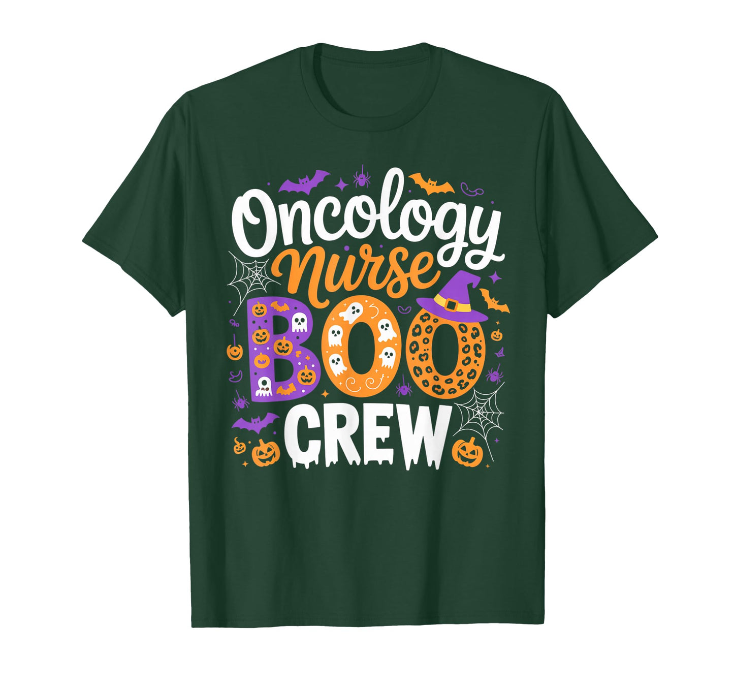 Oncology Nurse Boo Crew Halloween Spooky Outfit for Nurses T-Shirt