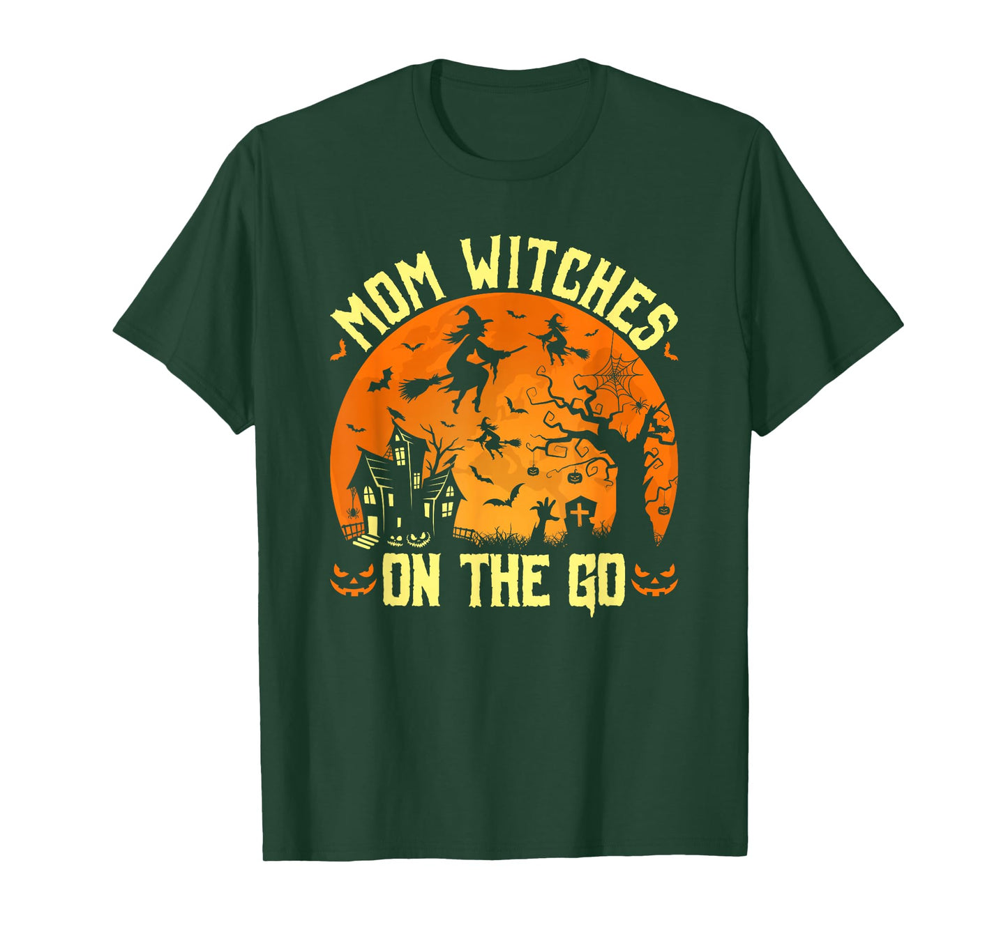 Mom Witches on The Go Halloween Witch T-Shirt