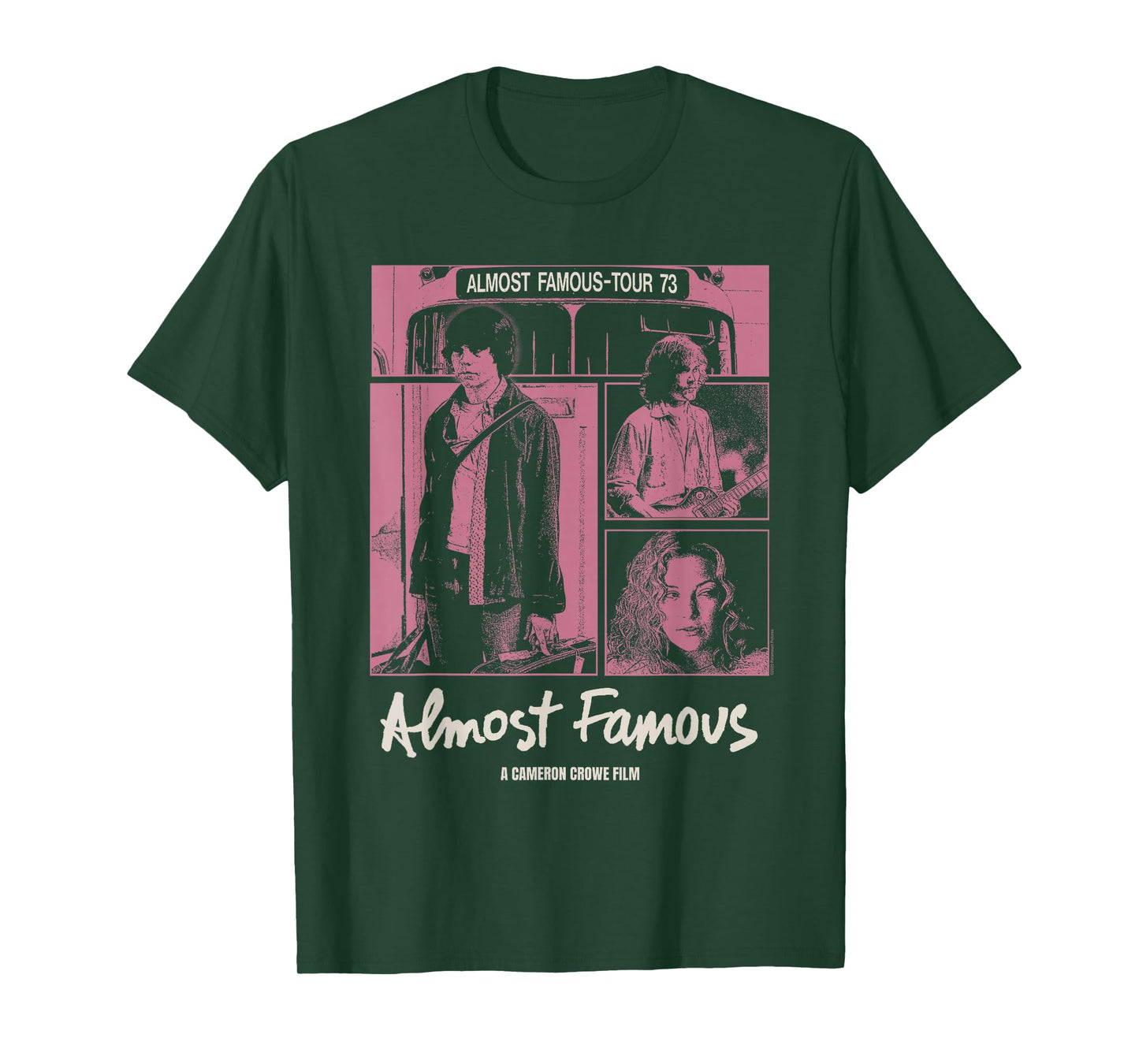 Almost Famous Pink Cast Photos Collage Movie T-Shirt