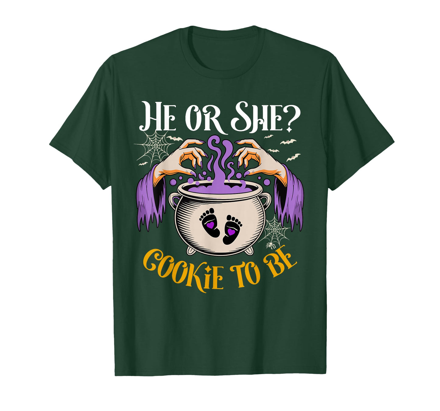 He Or She Cookie to Be Baby Reveal Halloween Costume T-Shirt