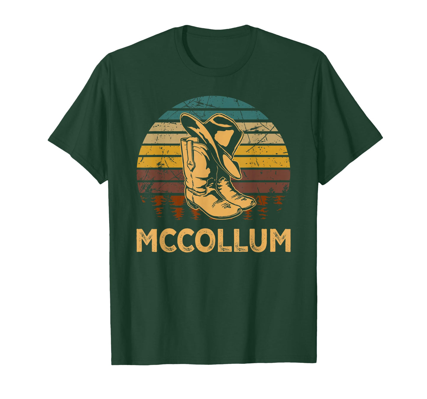 Vintage McCollum Personalized McCollum Birthday Family Pride T-Shirt