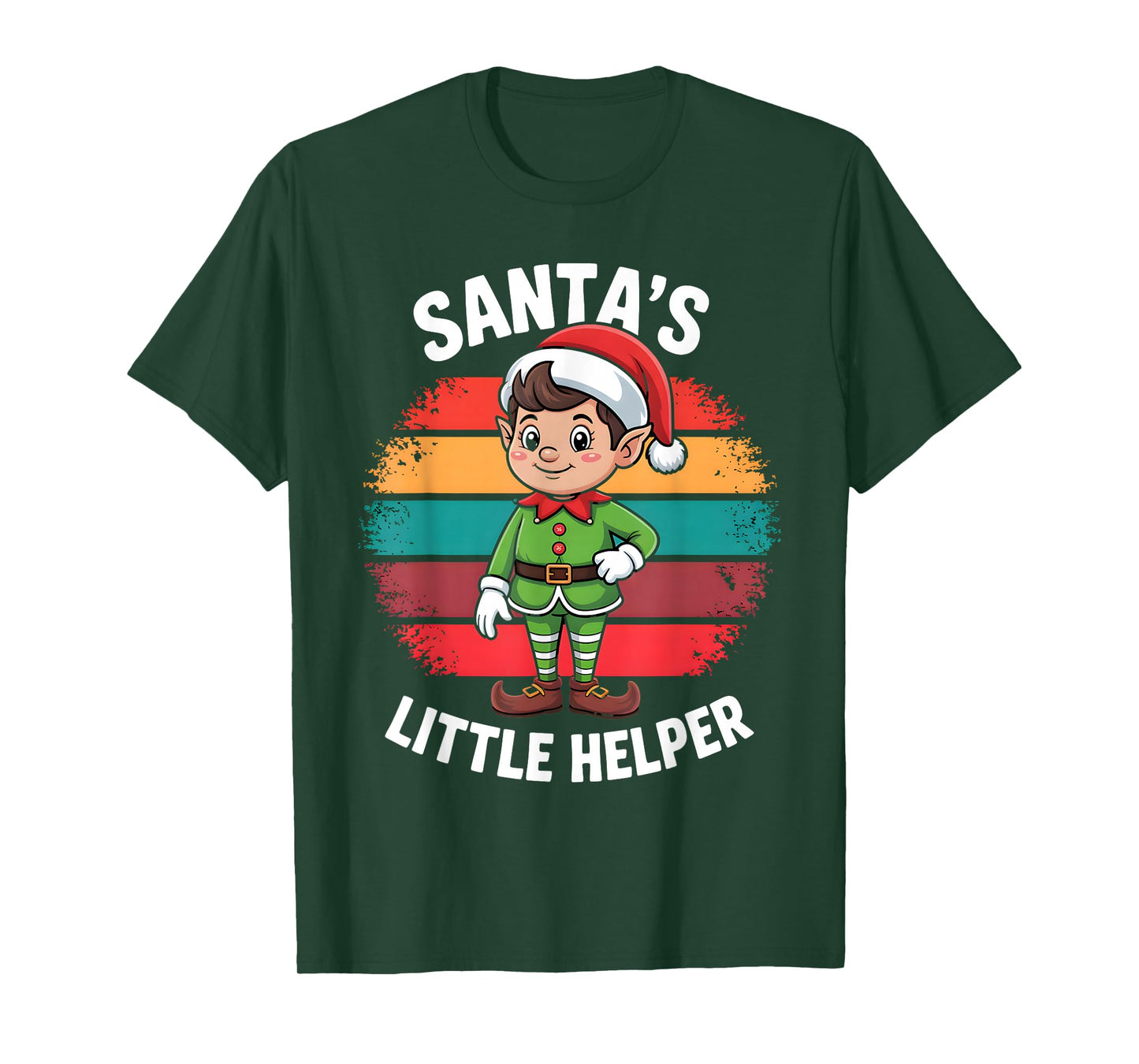 Funny Father Christmas Xmas Elf Party Costume T-Shirt
