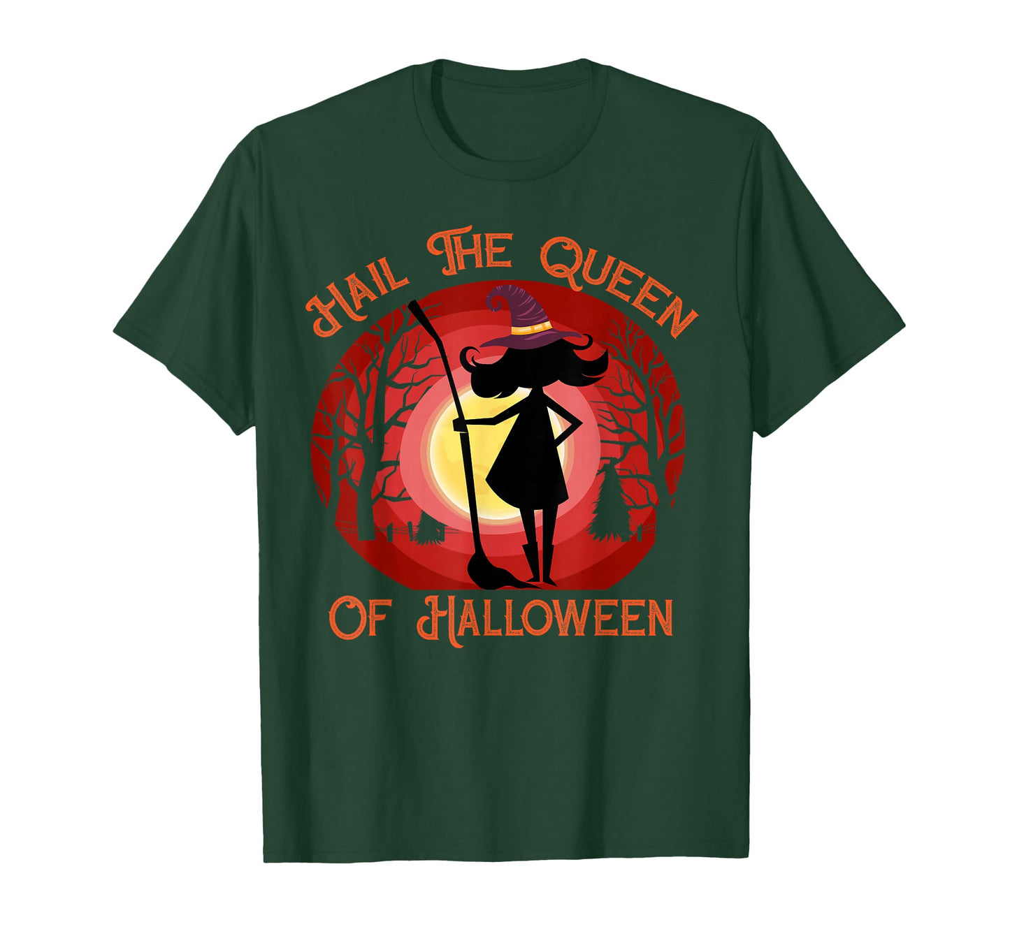 Hail The Queen of Halloween - Scary Trick Or Treat Costume T-Shirt