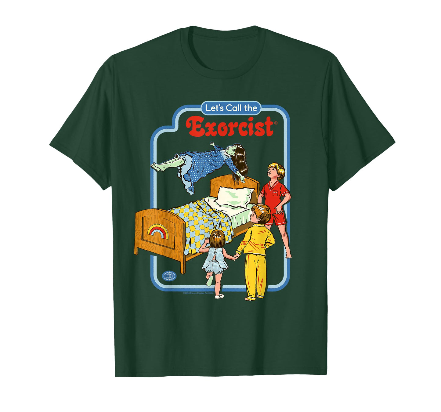 Let's Call the Exorcist Retro Vintage Funny Adult Humor T-Shirt