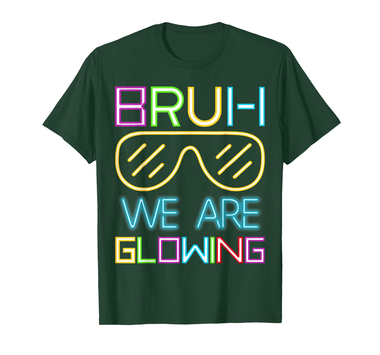Bruh We Are Glowing In My Glowing Era Group Team Tie Dye T-Shirt