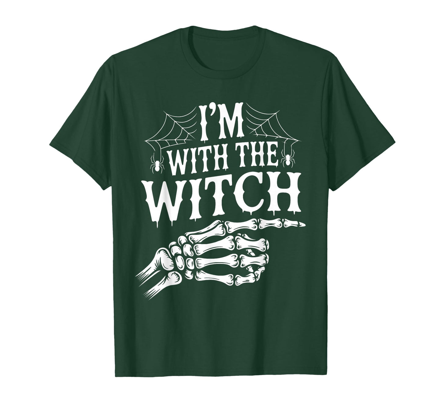 I'm with The Witch Couple Costume Halloween T-Shirt