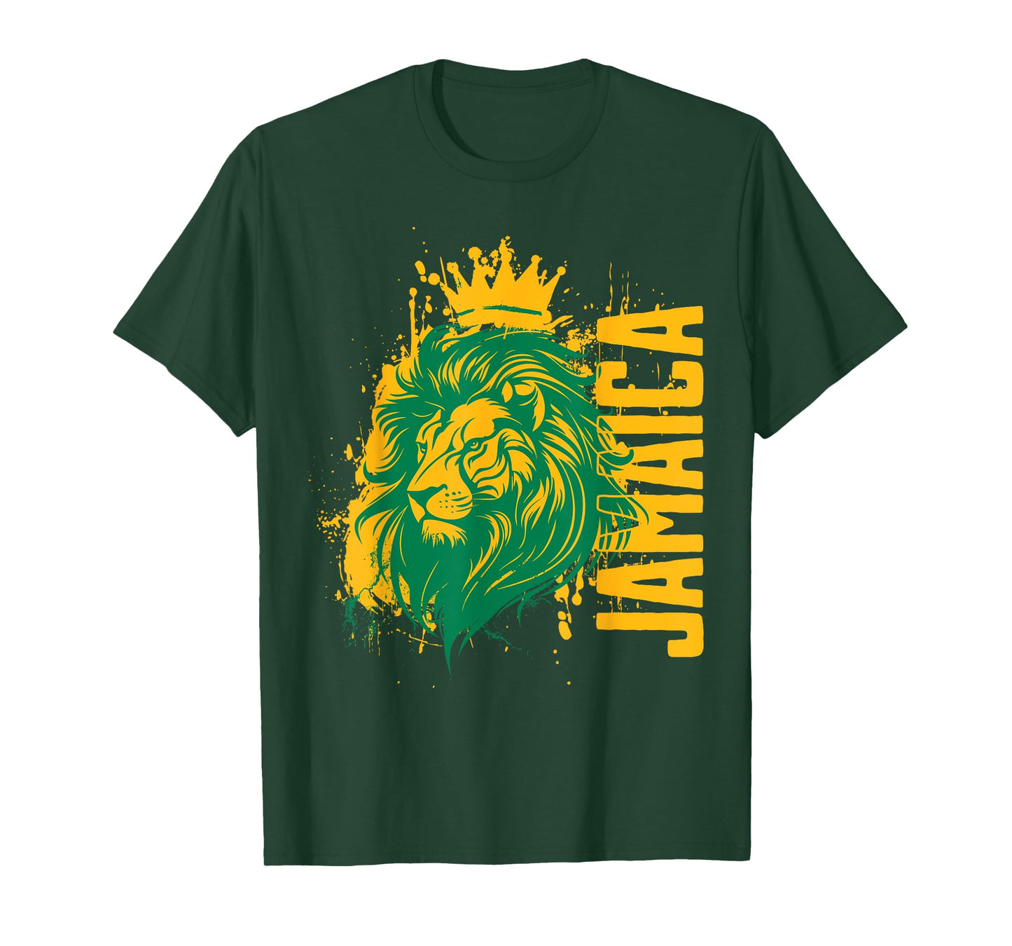 Vintage Jamaica Lion Jamaican Men Women Kids Jamaican Lion T-Shirt