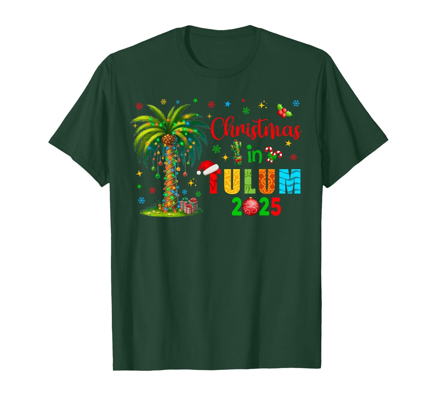 Mexico Cancun Cabo Christmas Trip Outfit T-Shirt