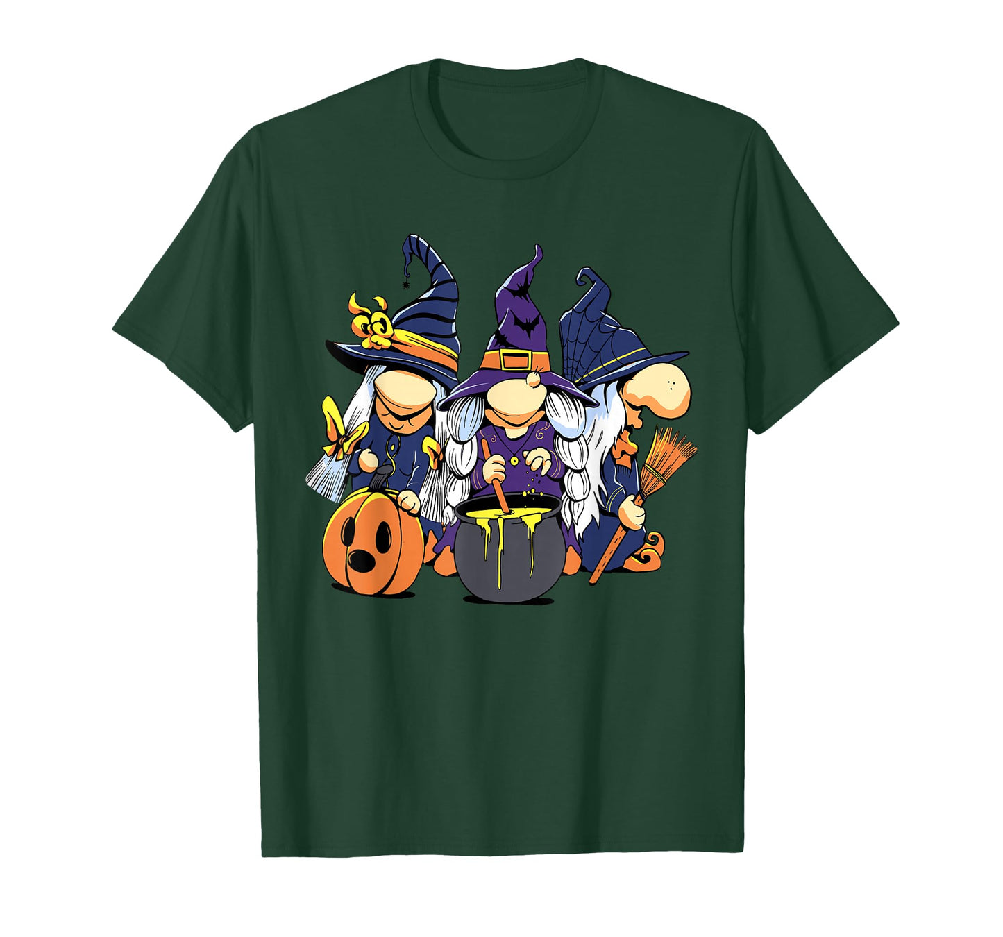 Halloween Witch Pumpkin Costume Funny Design T-Shirt
