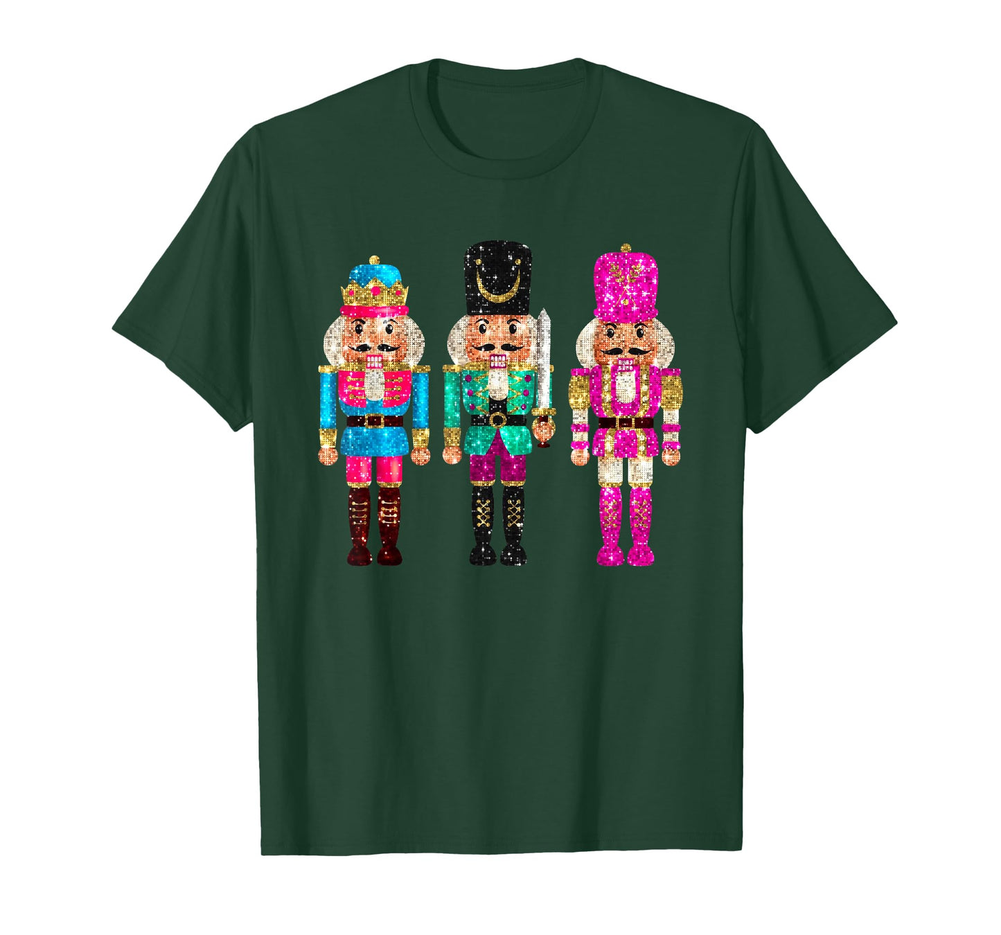 Nutcrackers Merry Christmas Funny Xmas Men Women T-Shirt