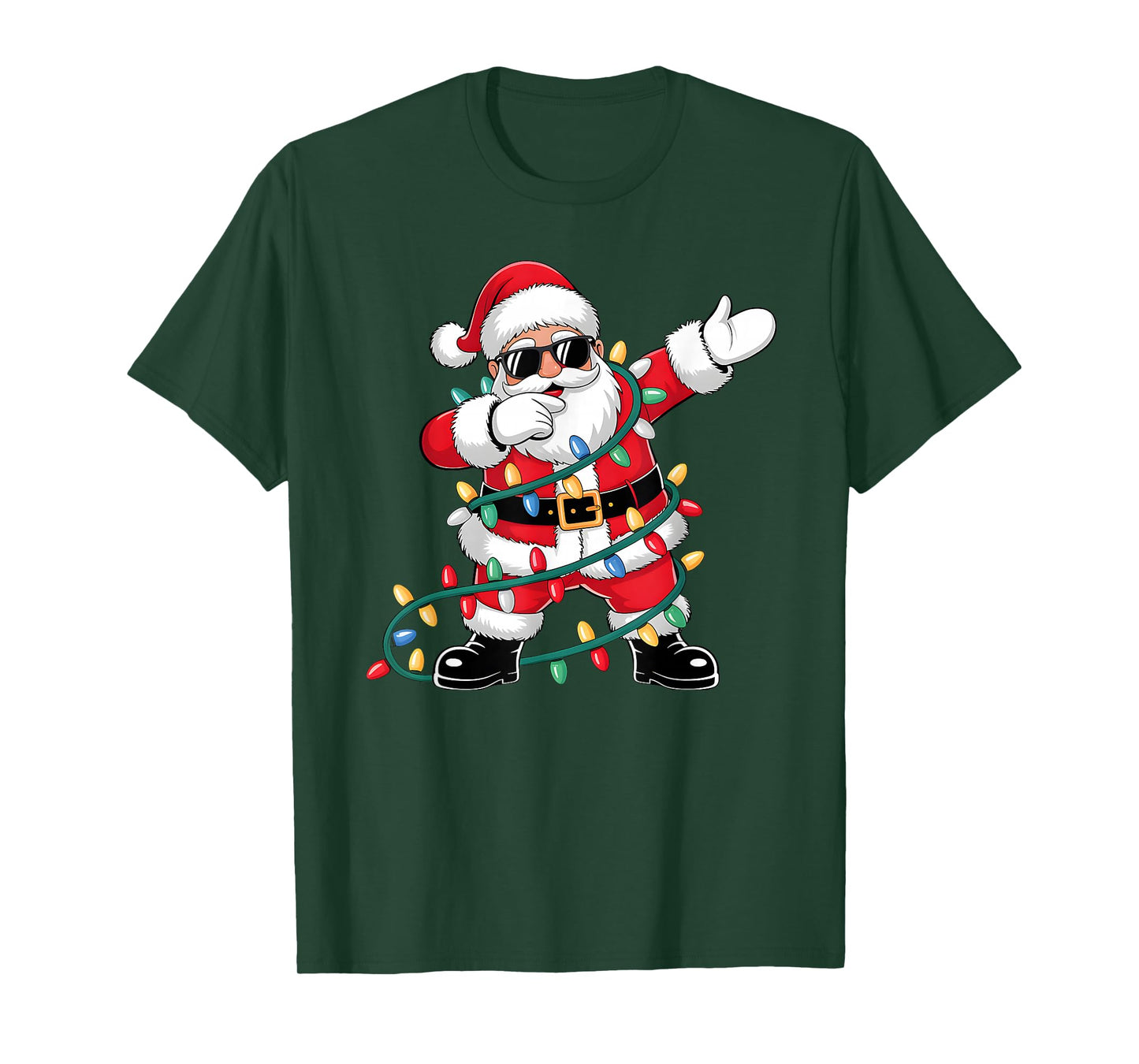 Christmas Boys Girls Dabbing Santa Claus Funny Xmas Dab T-Shirt