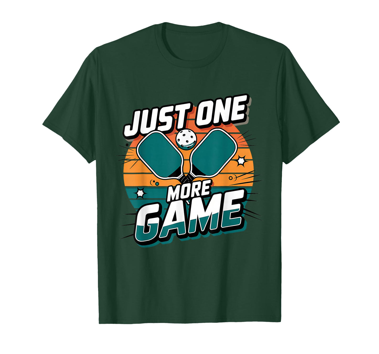 Pickleball Shirt Just One More Game Pickleball T-Shirt