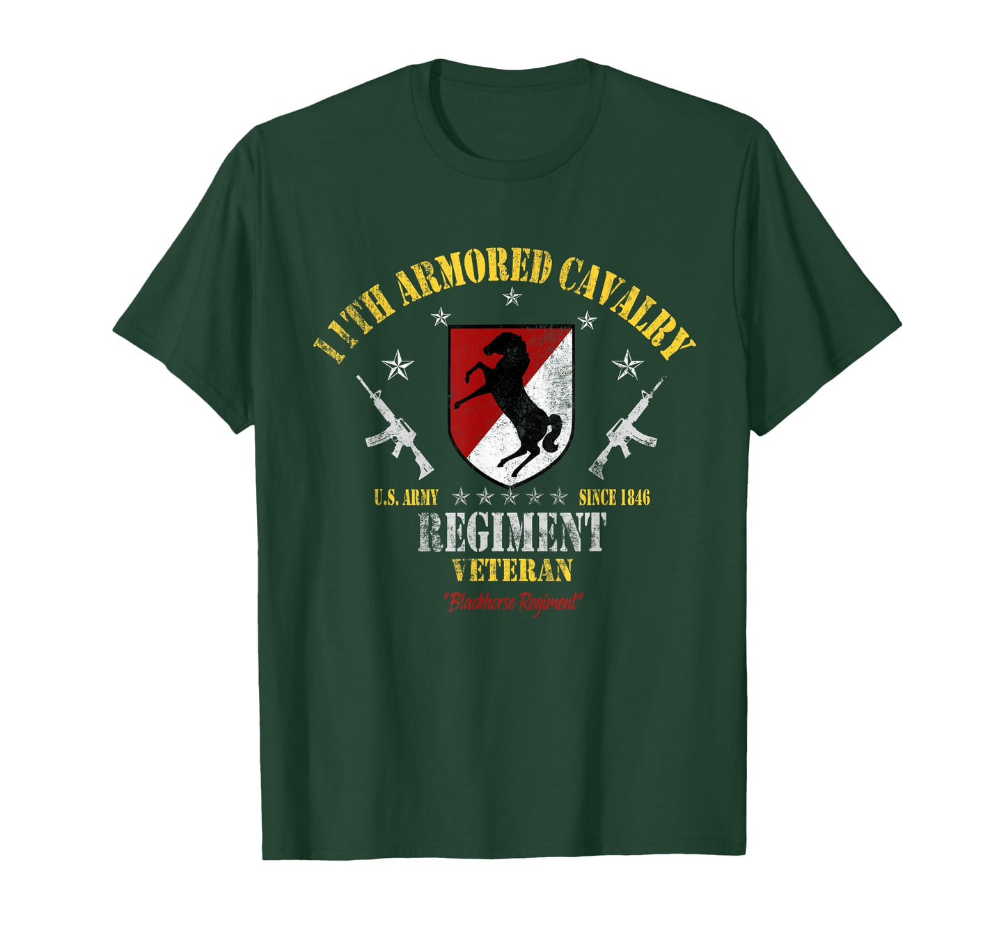 11th Armored Cavalry Regiment Veteran Vintage Veterans Day T-Shirt