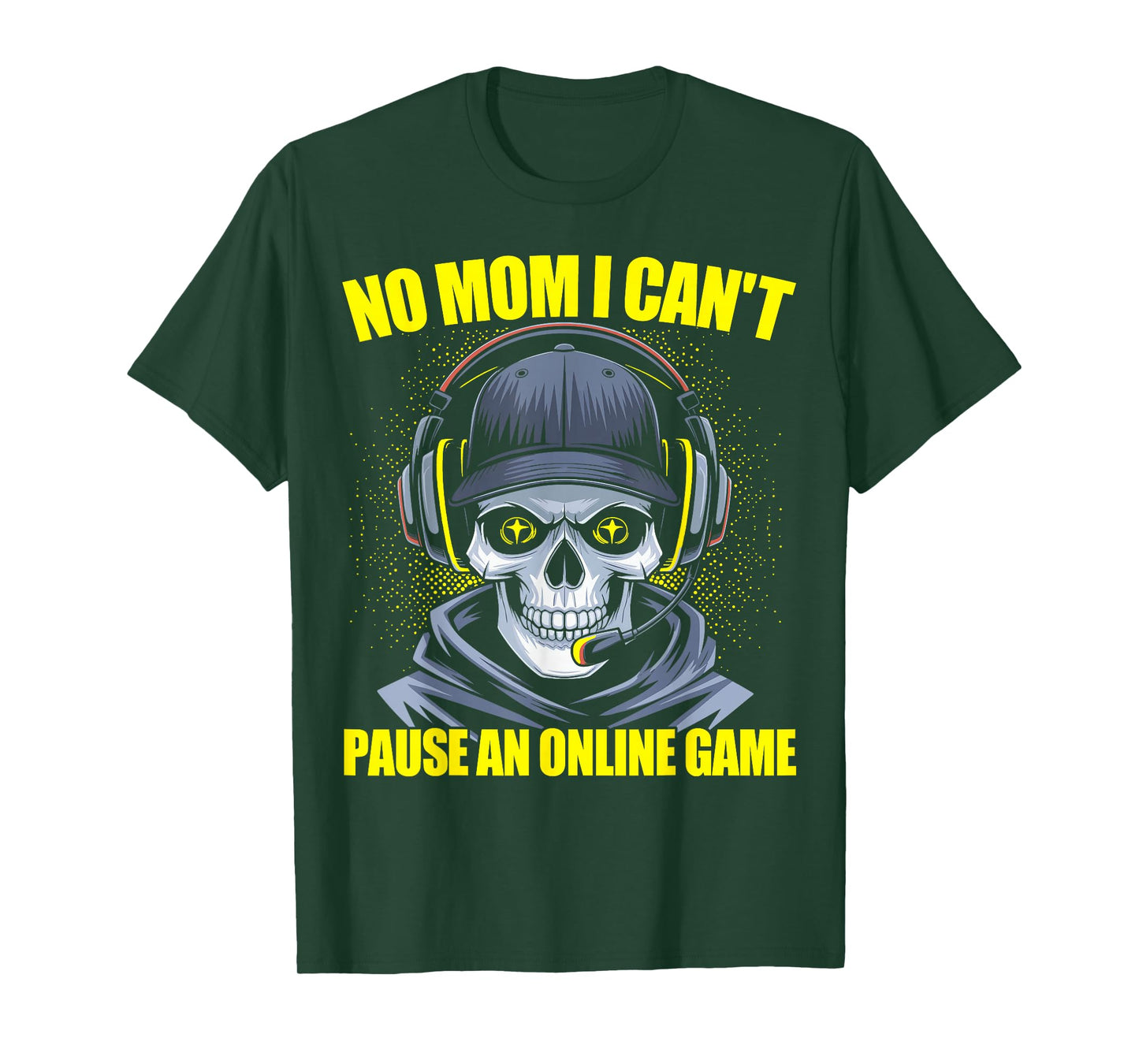 Gamer Skeleton Gaming Video Games T-Shirt