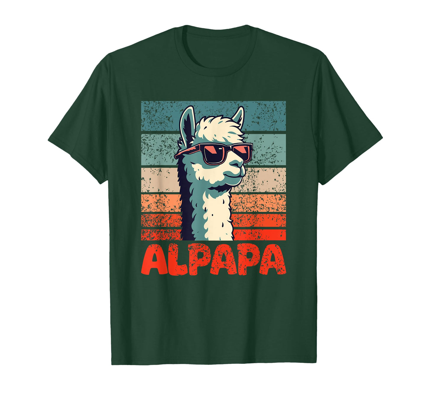 Alpapa Father's Day Best Dad Alpaca T-Shirt