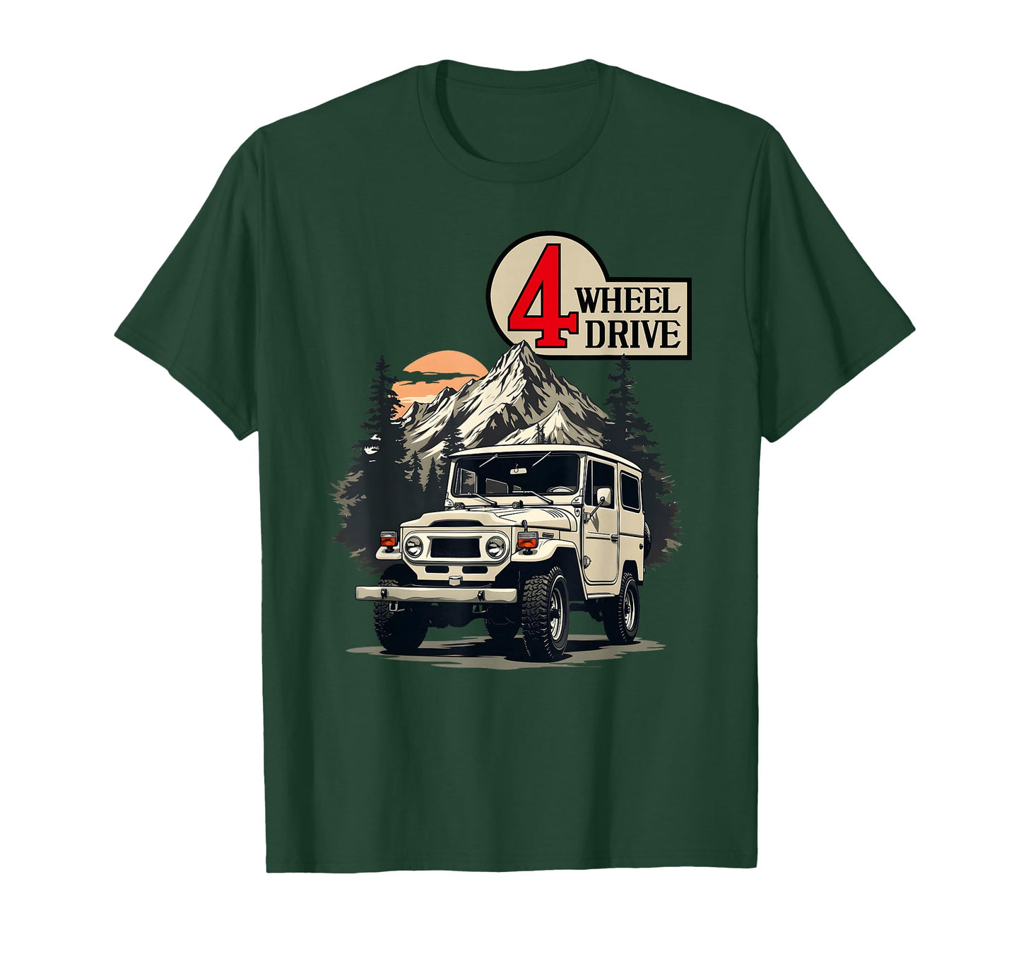 40 Series Cruiser Mountain Offroad 4 Wheel Drive 4wd FJ T-Shirt