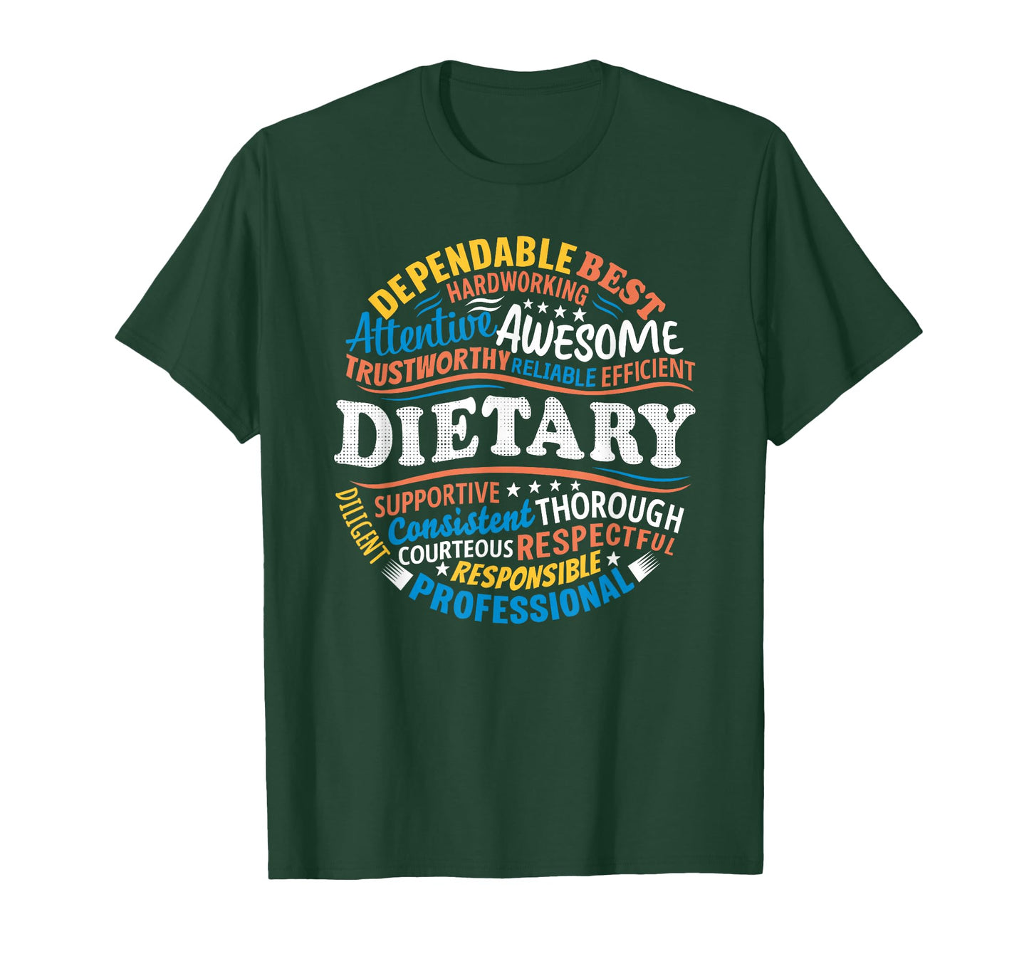 Dietary Shirts Food Service Appreciation Dietary Week Gifts T-Shirt