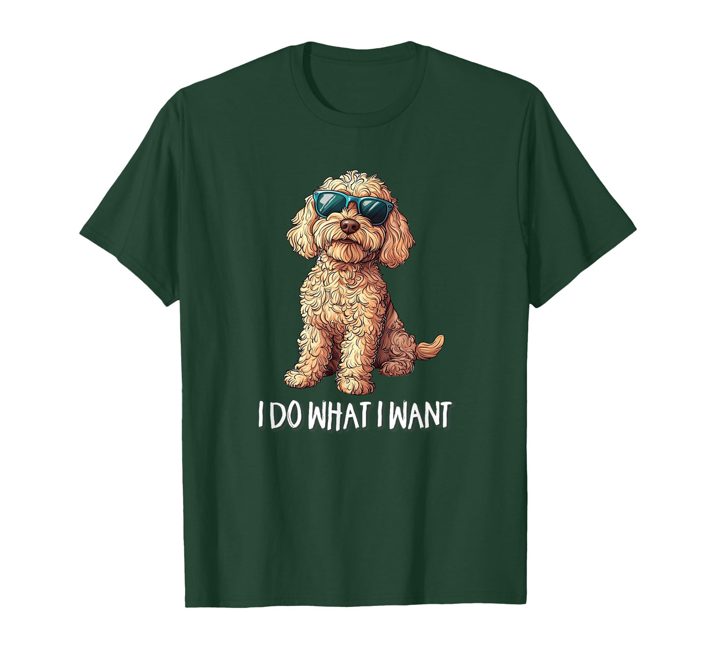 Cute Illustration for Owners I Do What I Want Cockapoo Lover T-Shirt