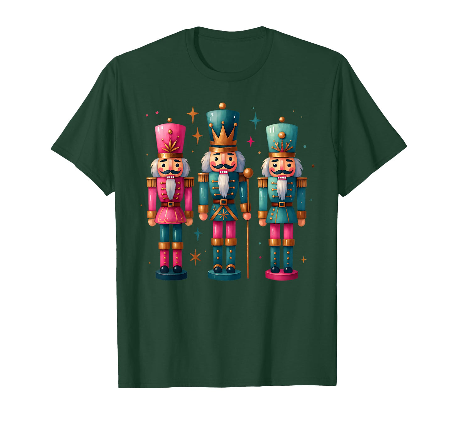 Nutcracker Ballet Dance Women Kids Girl Merry Christmas T-Shirt