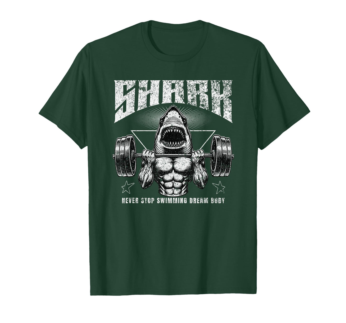 Fitness - Shark Never Stop Gym Life T-Shirt