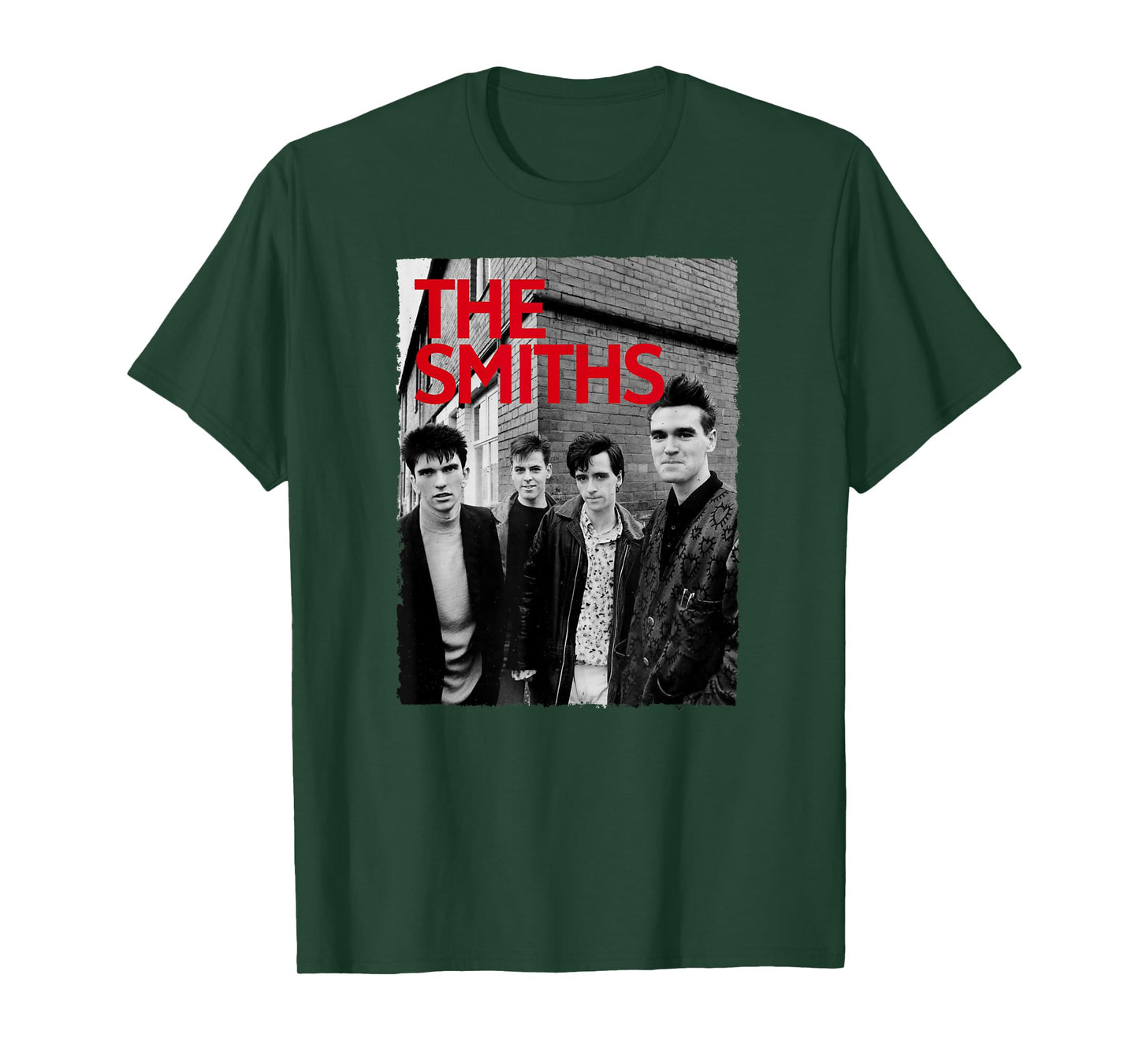 The Smiths Red Text Band Photo Shoot By Stephen Wright T-Shirt