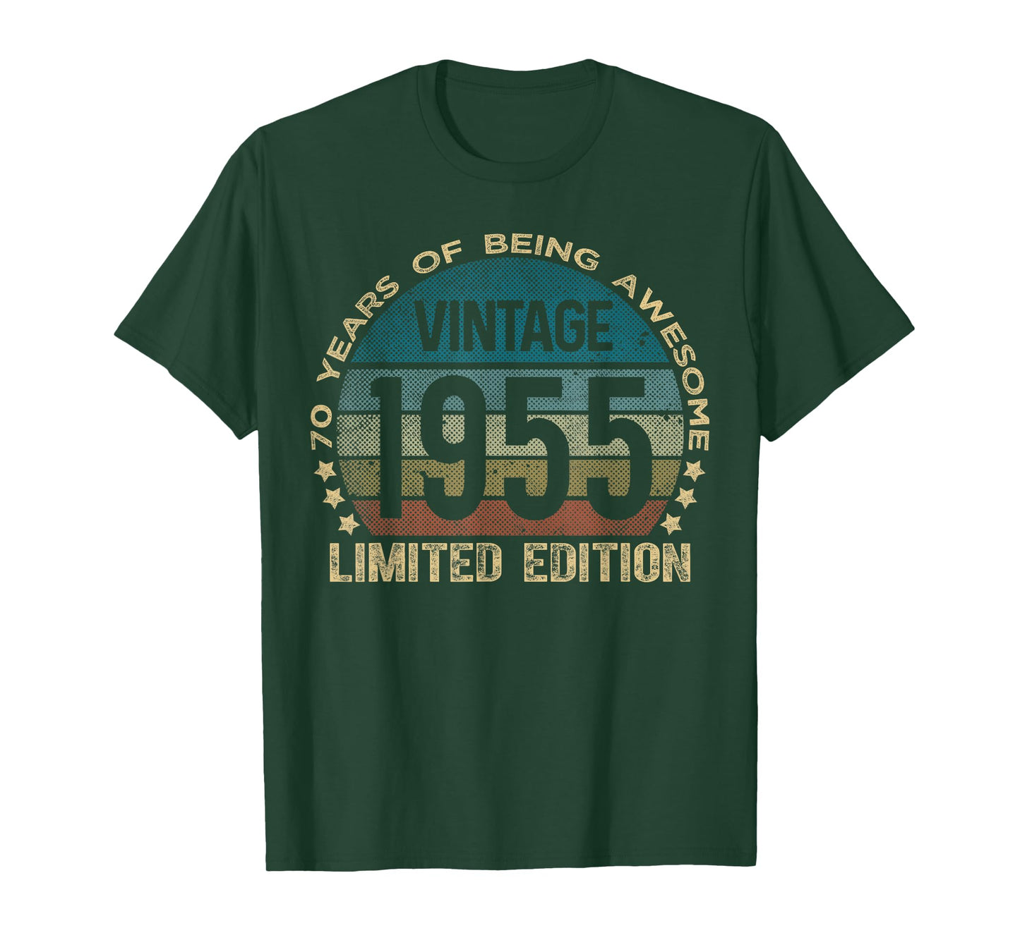 70 Year Old Gifts Vintage 1955 Limited Edition 70th Birthday T-Shirt