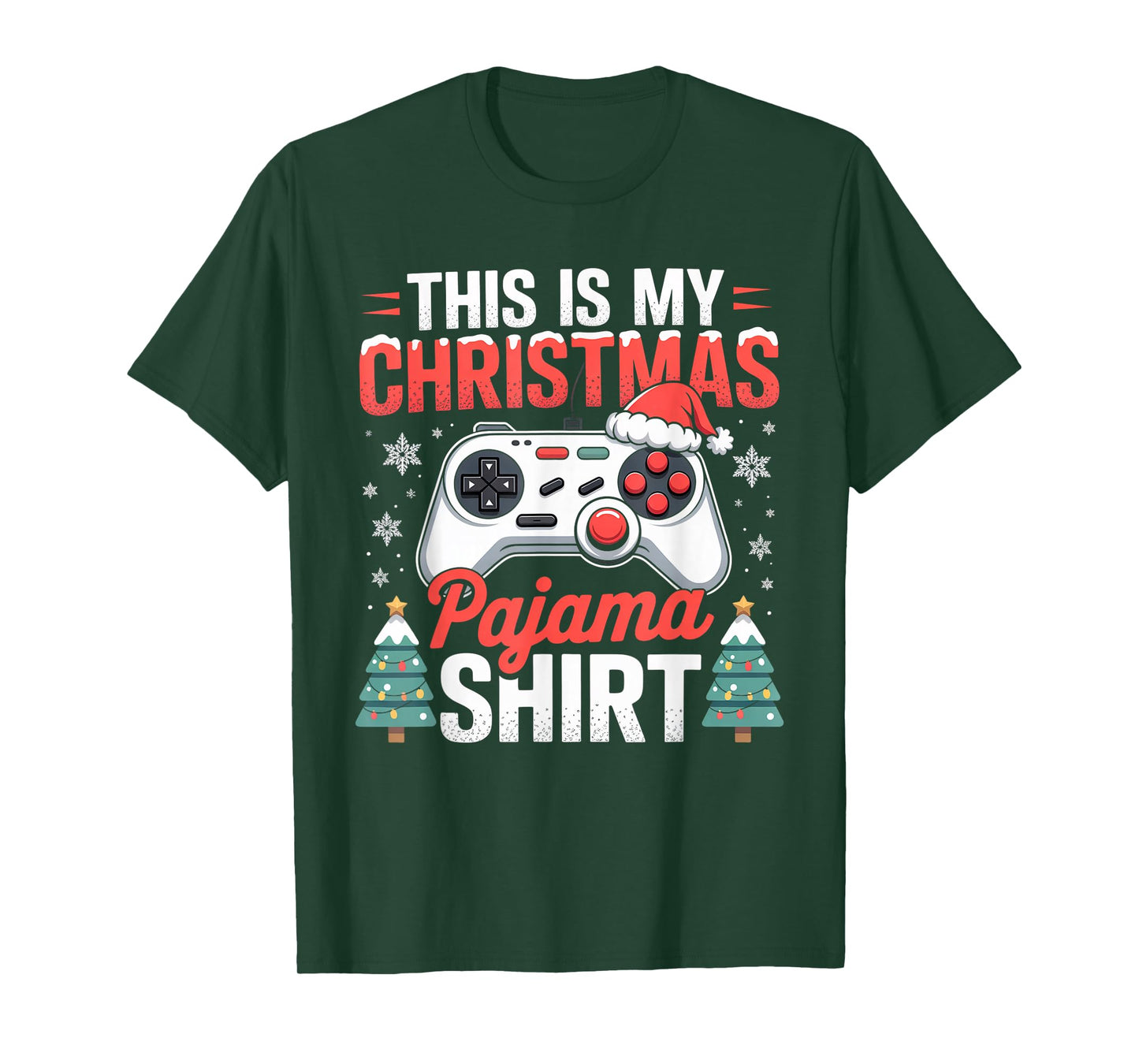 This is My Christmas Pajama Video Game Gamer Boys Teens T-Shirt