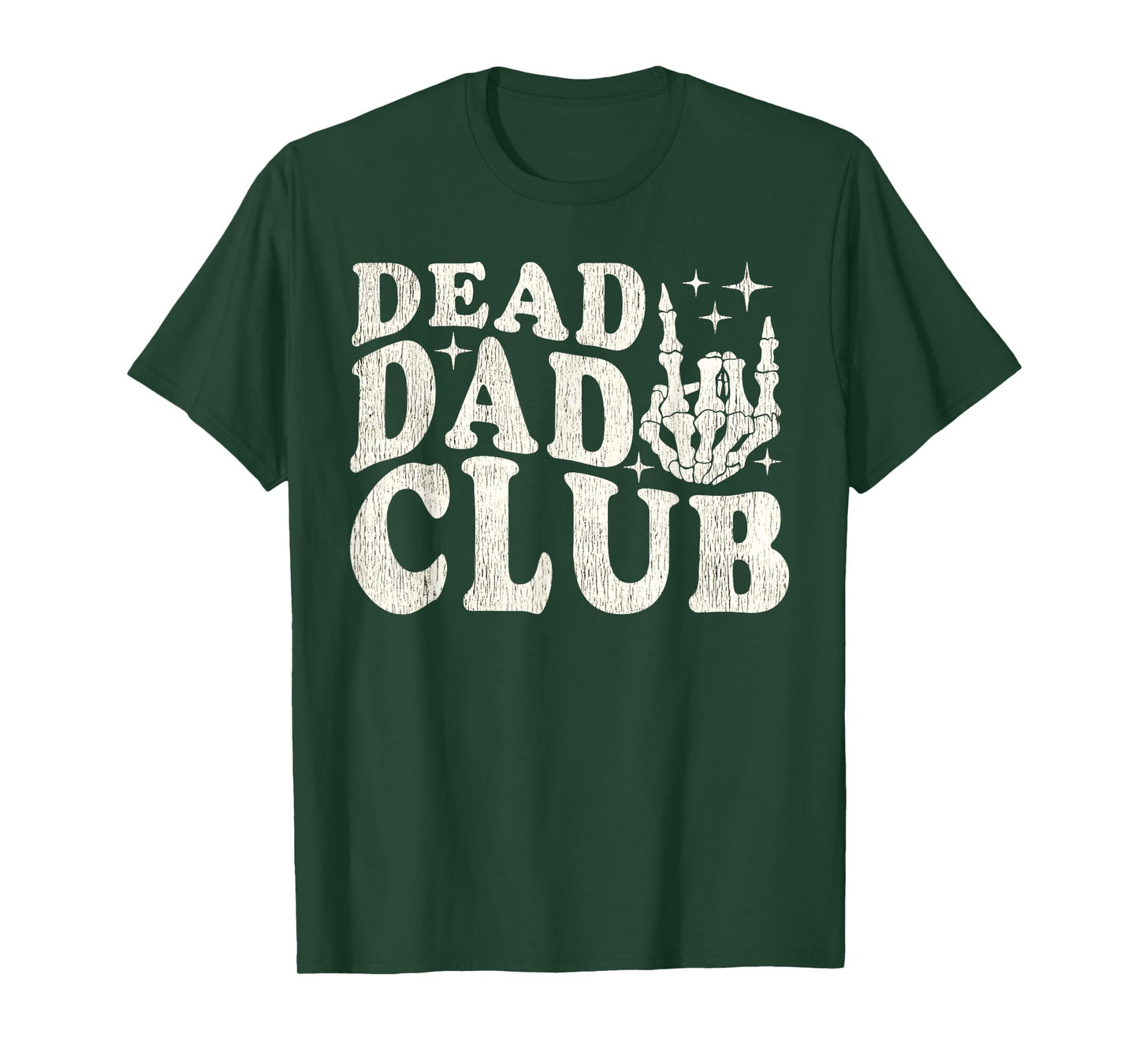 Vintage Dead Dad Club Fathers Day Funny For Men Women T-Shirt
