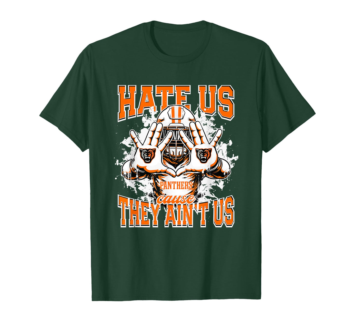 Orange Panthers Logo Hate Us Cause They Ain't HS T-Shirt