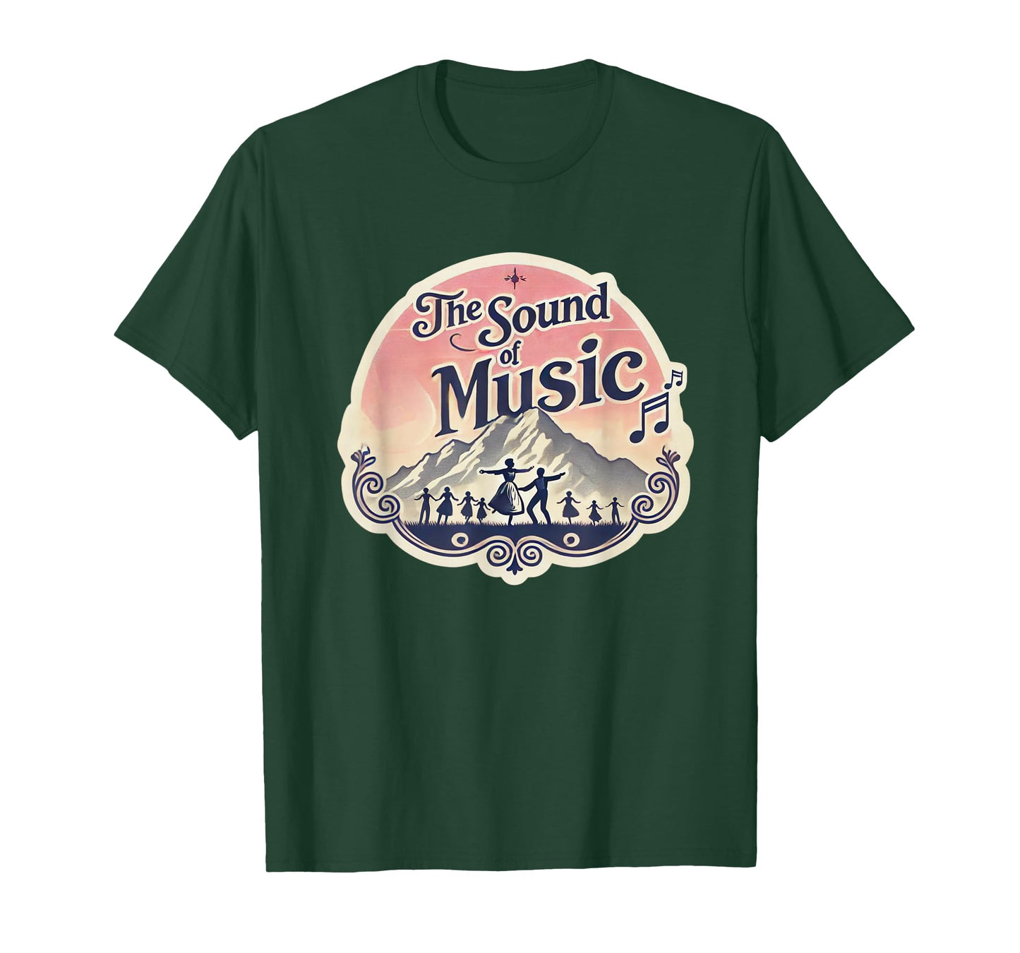 Sunset over the Alps Sound Of Music Family Musical T-Shirt