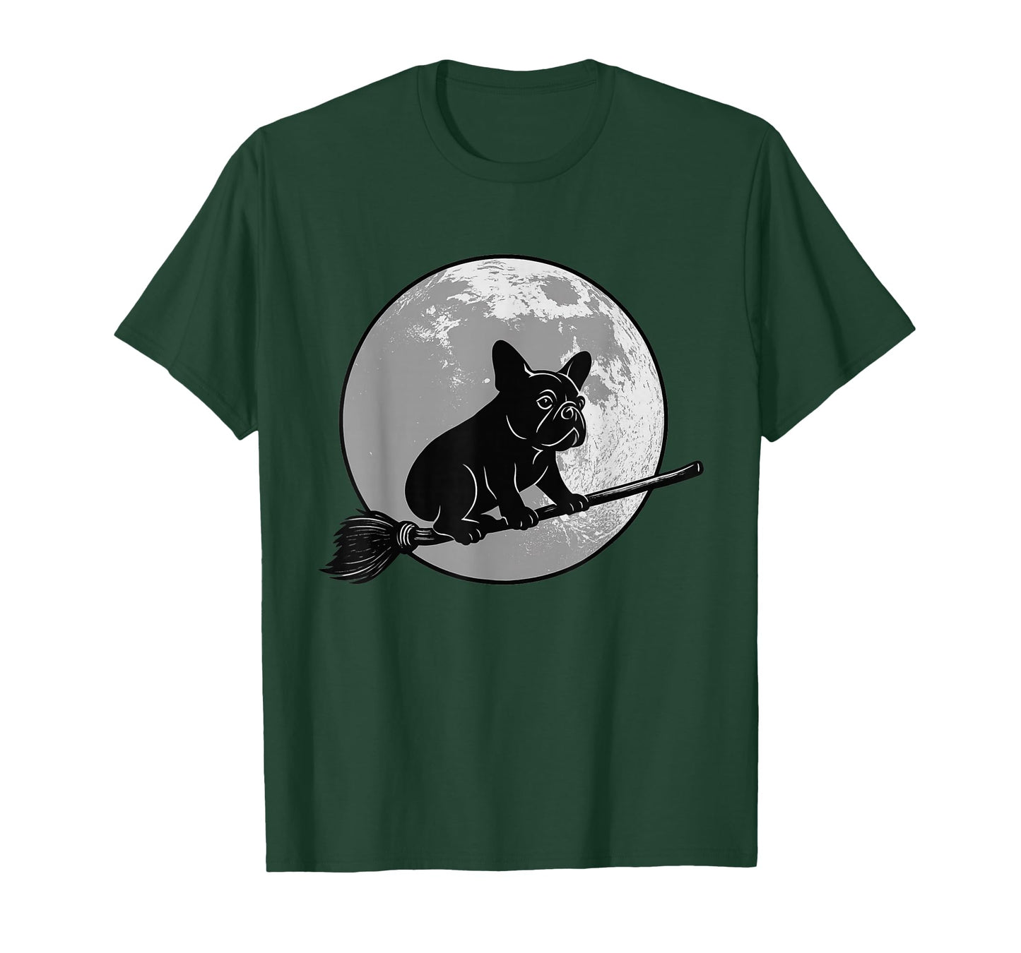 French Bulldog Halloween for Dog Lovers – Witch Hat Frenchie T-Shirt