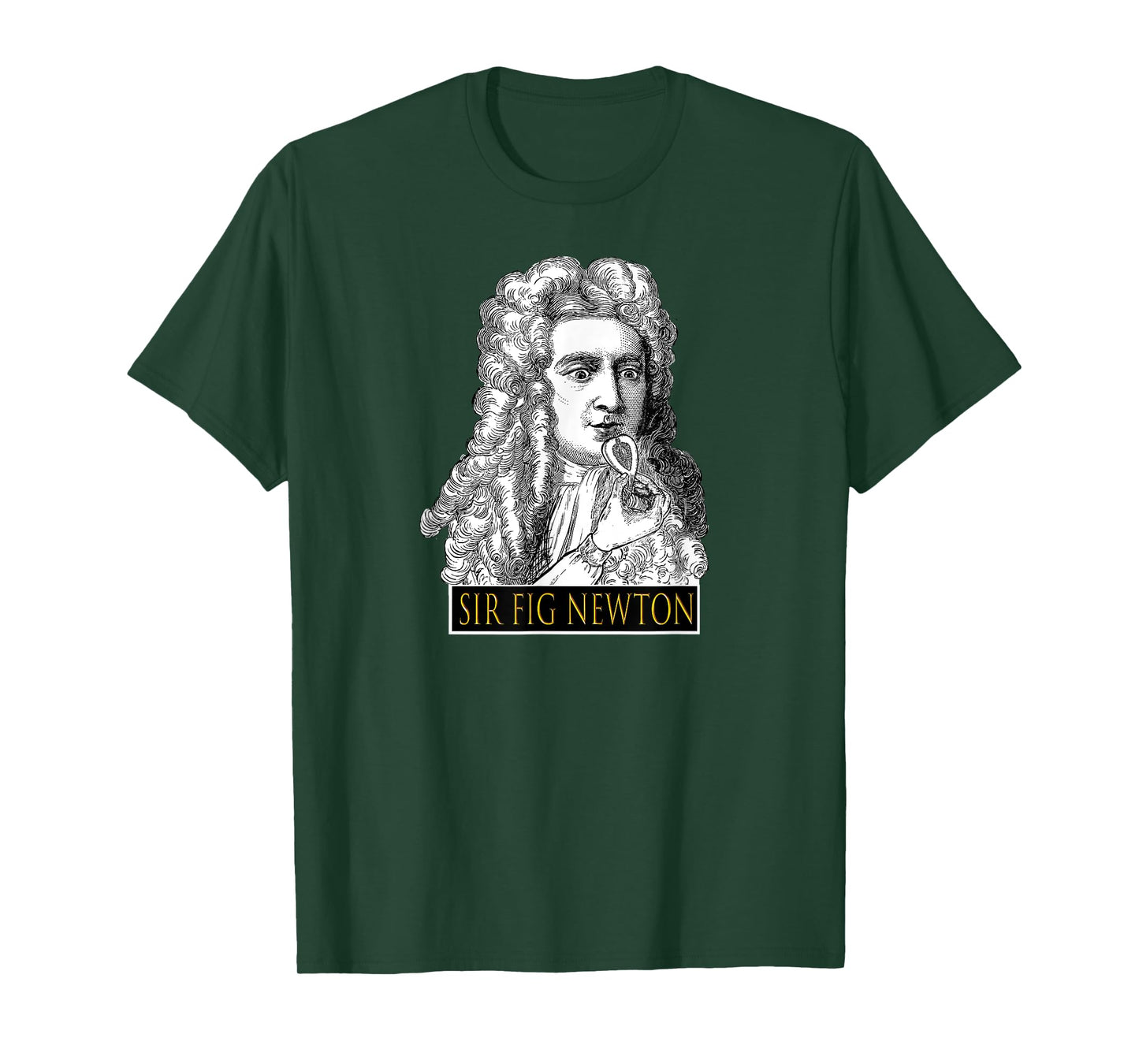 Sir Fig Newton - Isaac Eating Figs Fun Gag Gift for Teacher Men Women Girls Kids T-Shirt