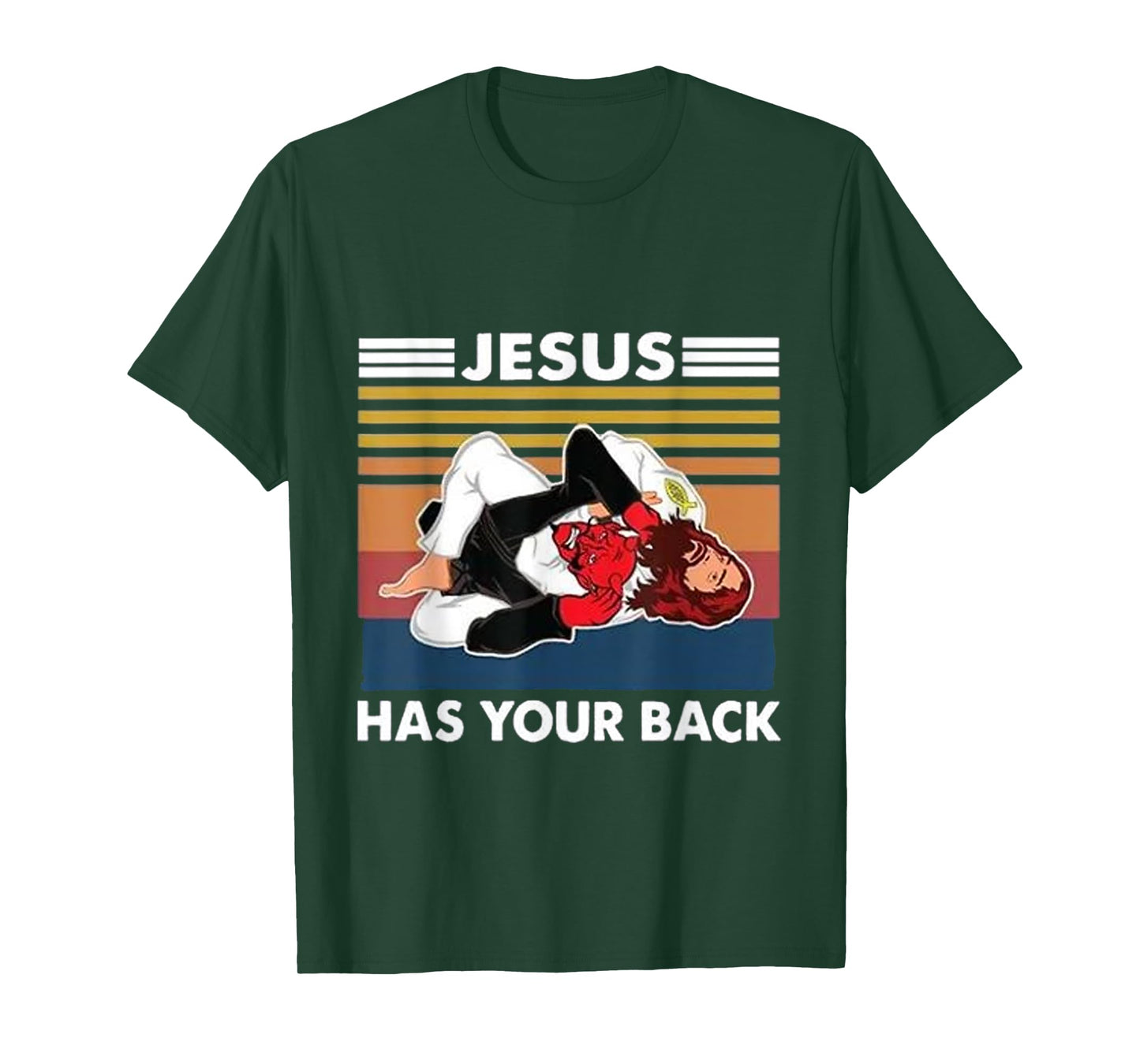 Jesus has your back Karate T-Shirt