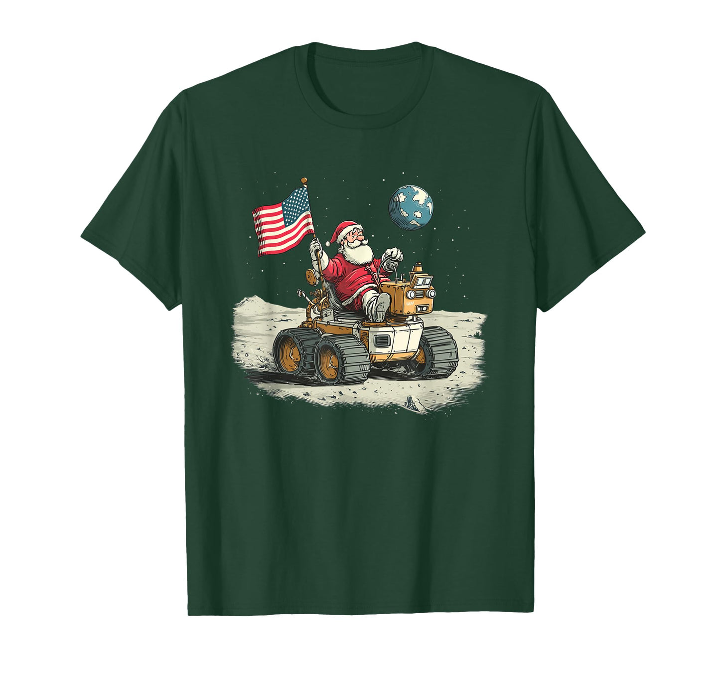 Amazing Moon Vehicle for Christmas Costume T-Shirt