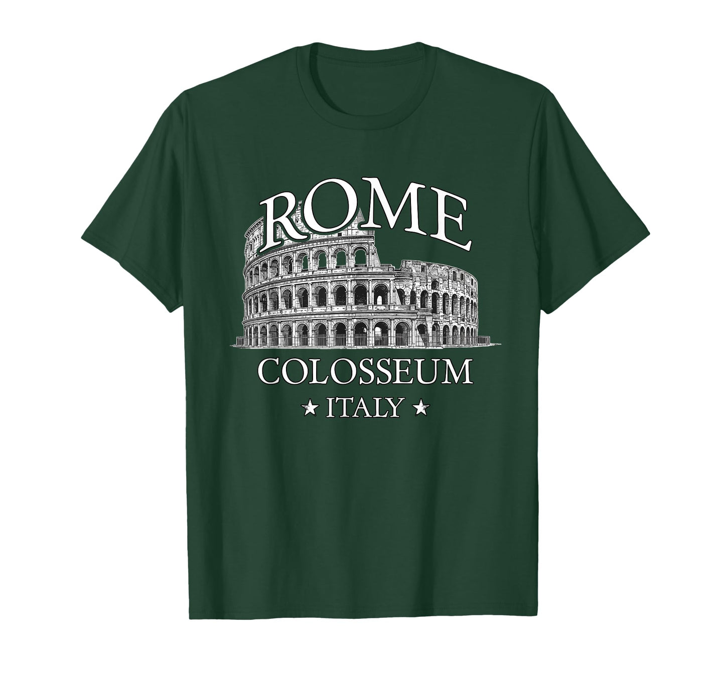 Vintage Rome Colosseum Italy Souvenir Roman History Tee T-Shirt