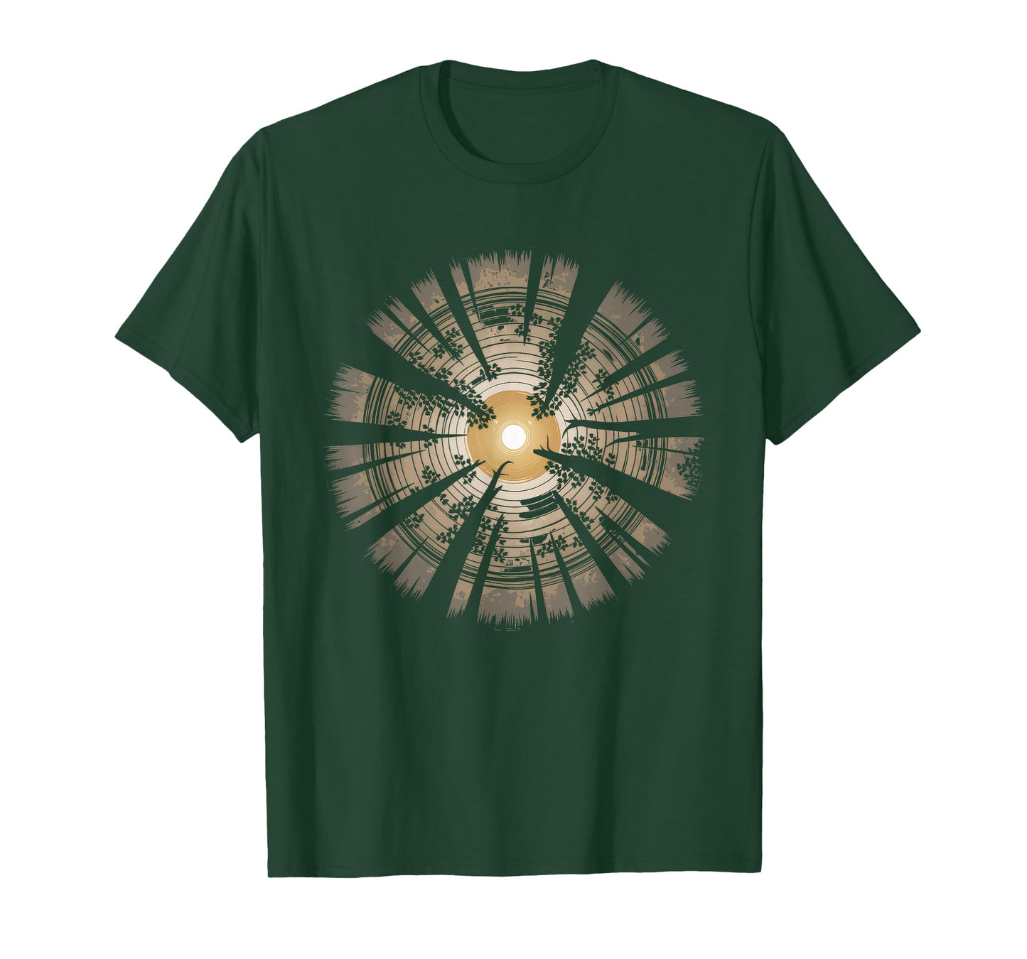 Trees Tshirt Wildlife Nature Vintage Forest Woods Outdoor T-Shirt