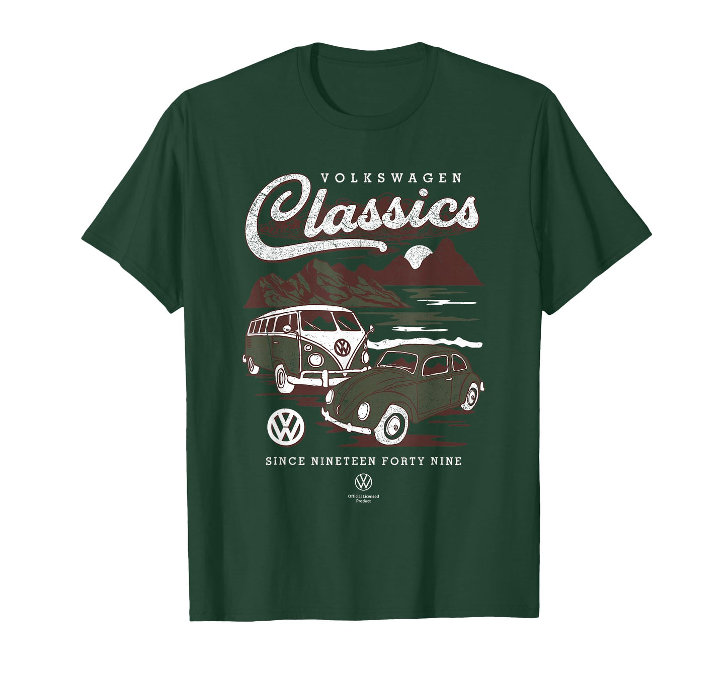 Type 2 T1 Campervan & Beetle Classics T-Shirt