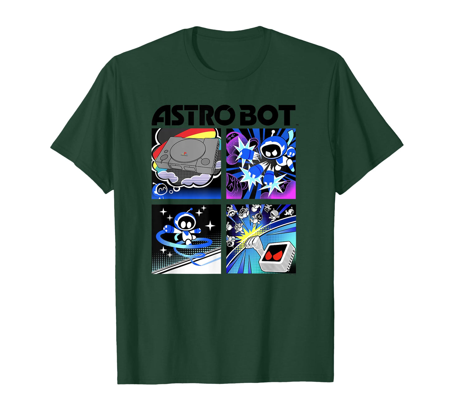 Astro Bot Rescue Mission Space Warrior Video Game T-Shirt
