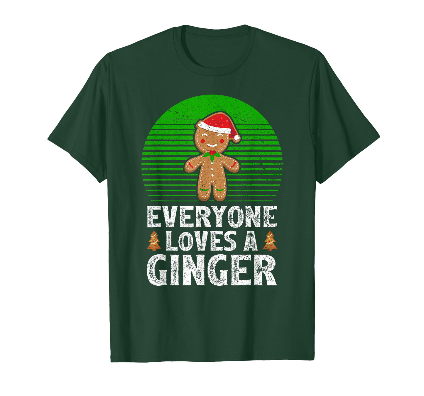 Funny Gingerbread Christmas Pajamas Everyone Loves A Ginger T-Shirt