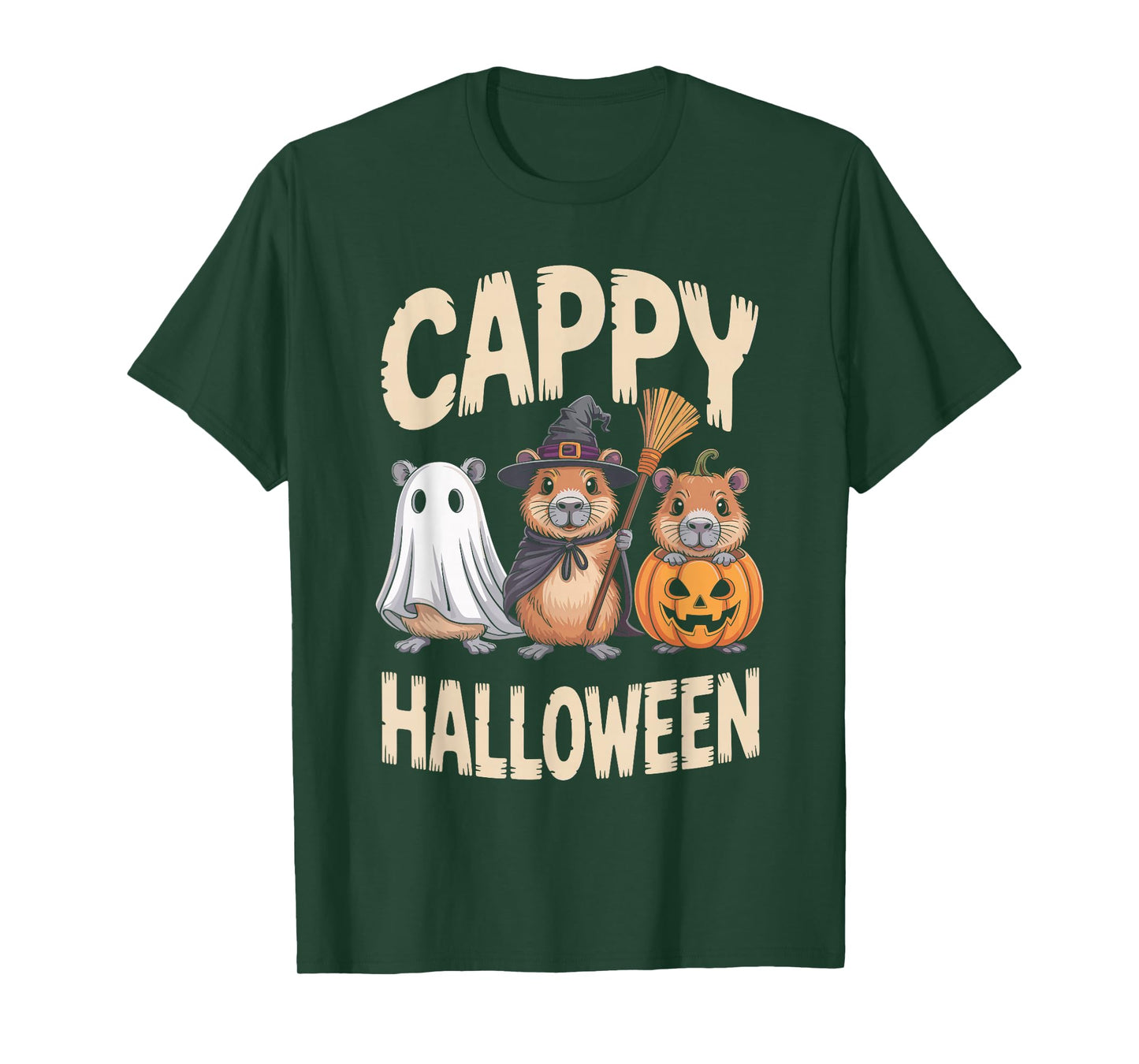 Cappy Halloween Funny Capybara T-Shirt