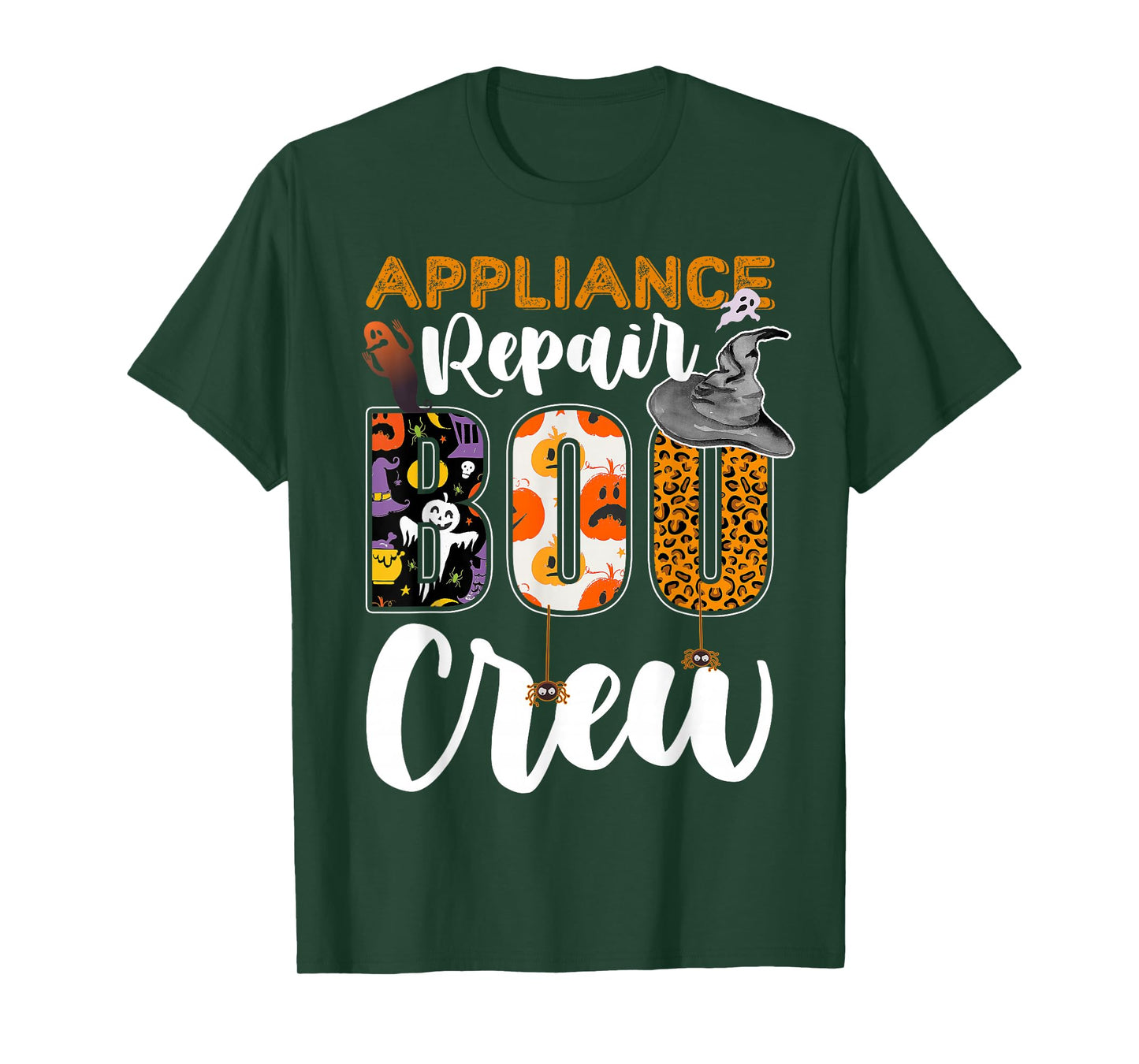 Appliance Repair Boo Crew Halloween Match Technician T-Shirt